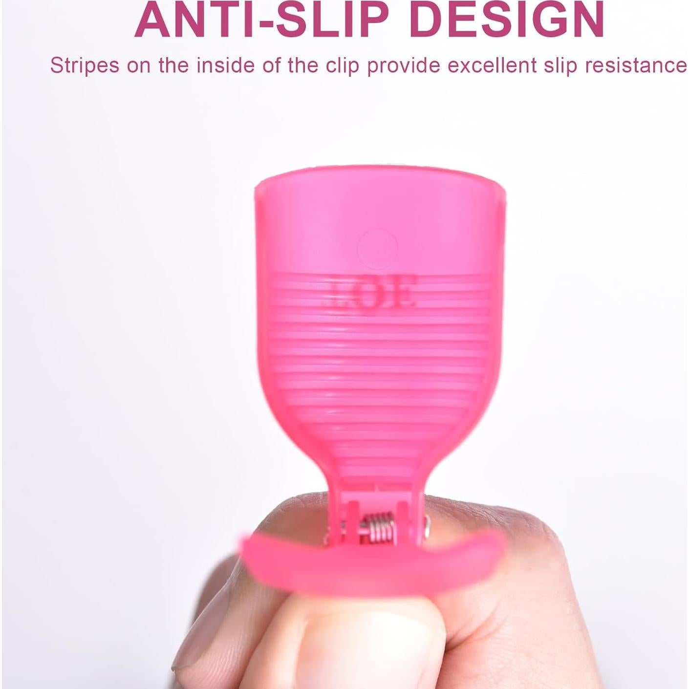 Kit Removedor de Esmalte UV KAZI 11 Pcs con Empujador Rosa