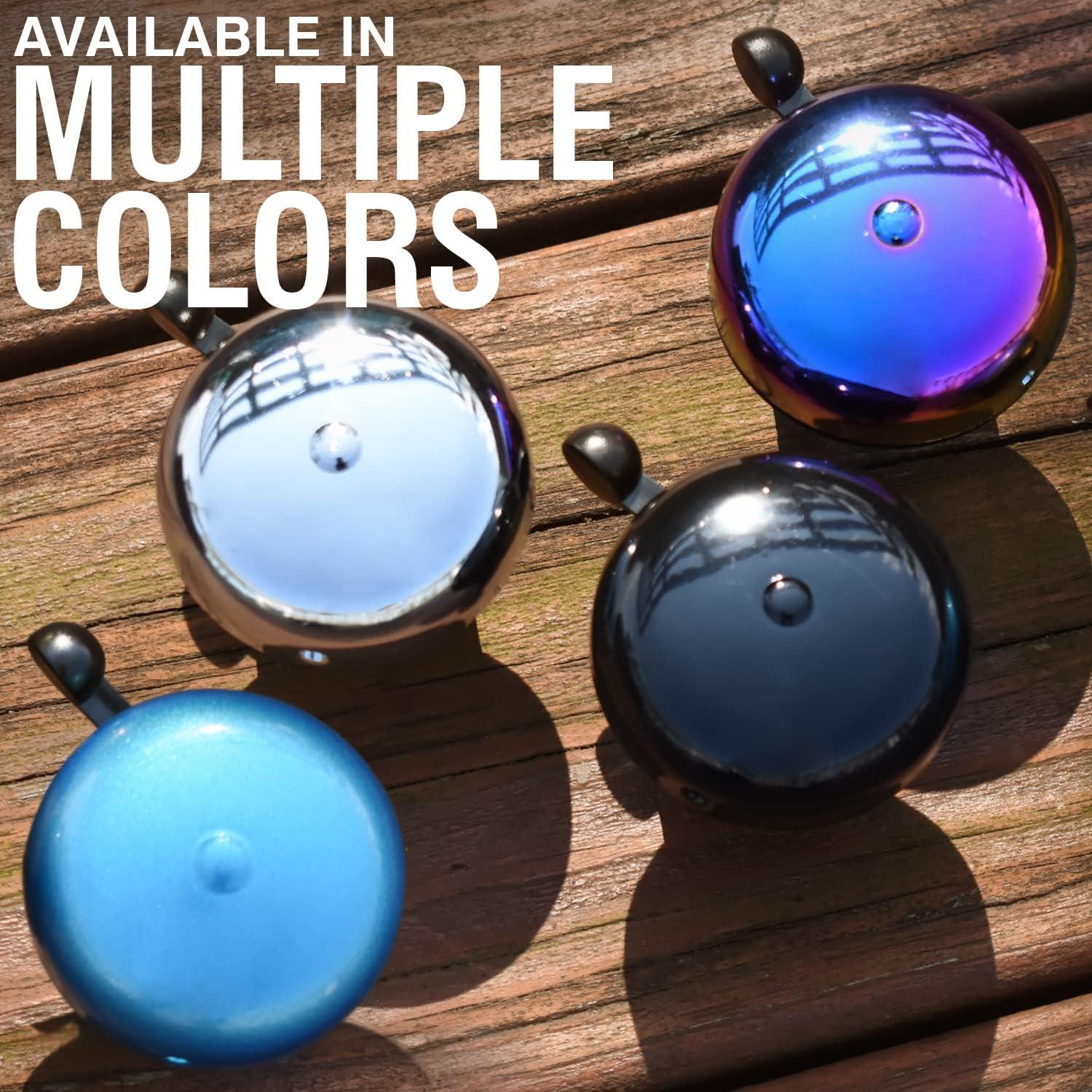 Campana de Bicicleta MARQUE Clásico Azul - Sonido Fuerte y Claro