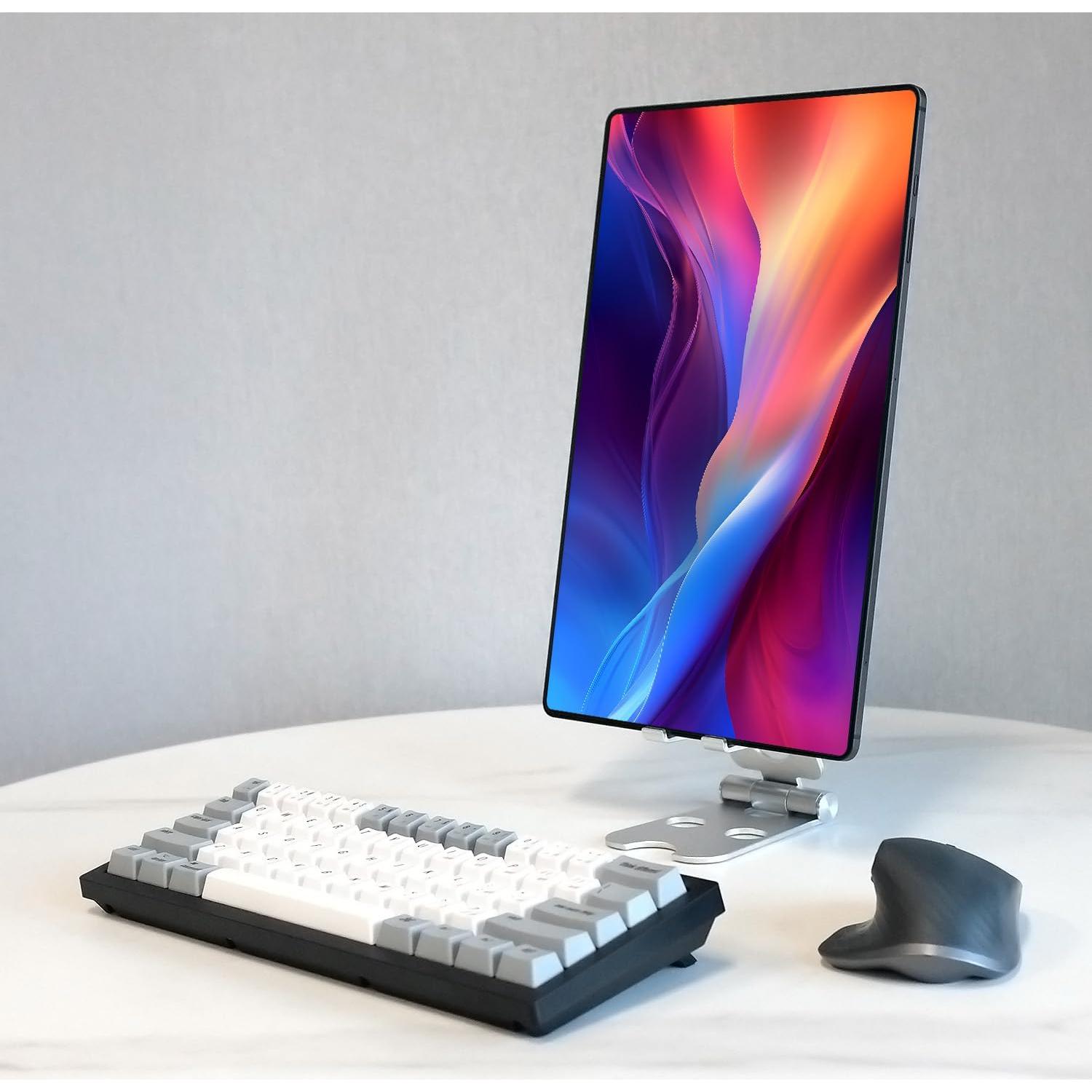 Soporte de Tableta Kado Aluminio Ajustable 40,64 cm Plegable