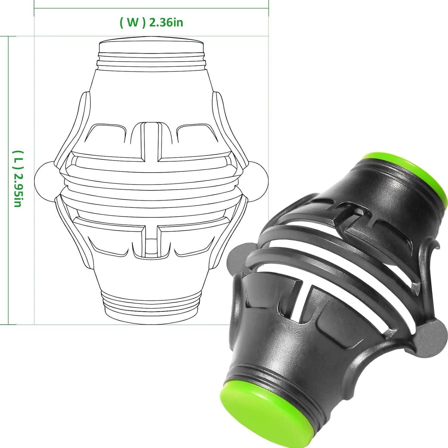 Marcador de Pelotas de Golf OlibaDu HXQ-0892 Triple 360°