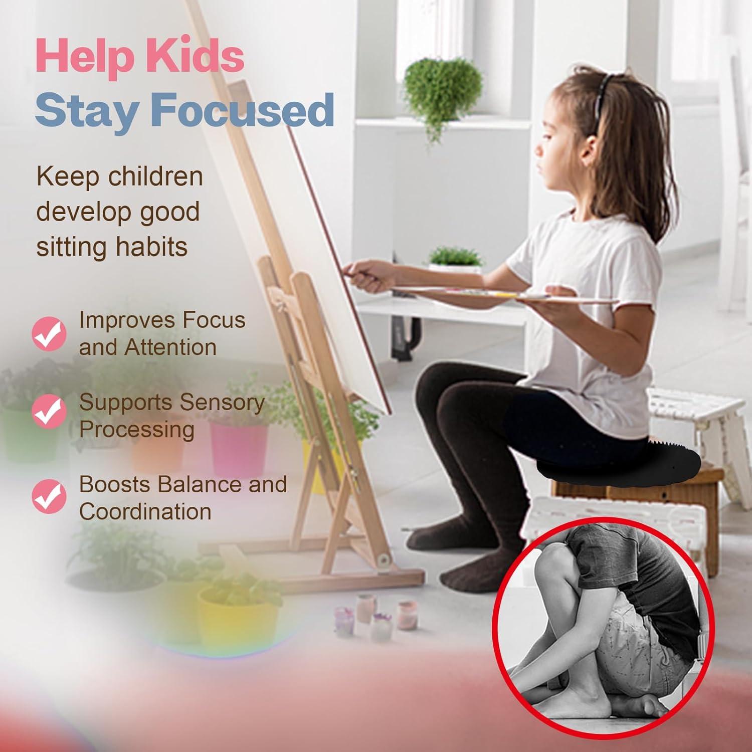 Cojín Inestable Kisnbld 34cm para Niños y Adultos - Mejora Postura