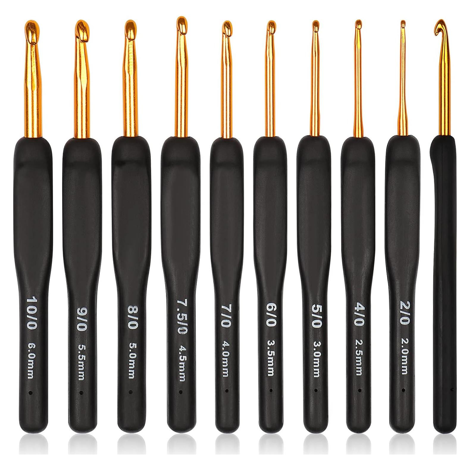 Juego de Agujas de Ganchillo Coopay 2.0-6.0mm Ergonómicas