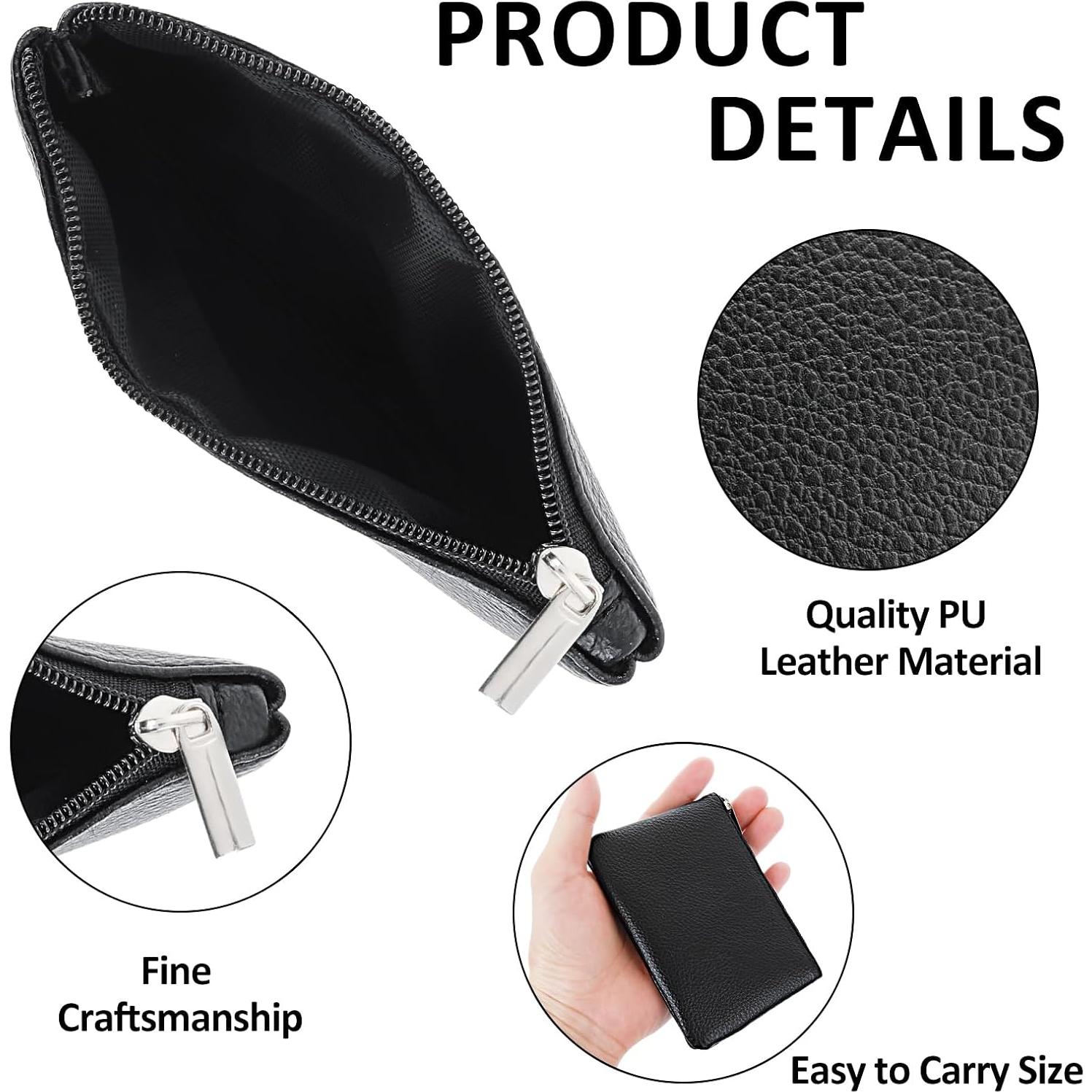 Billetera Pequeña Giantree para Mujeres - PU Negro 12x9cm