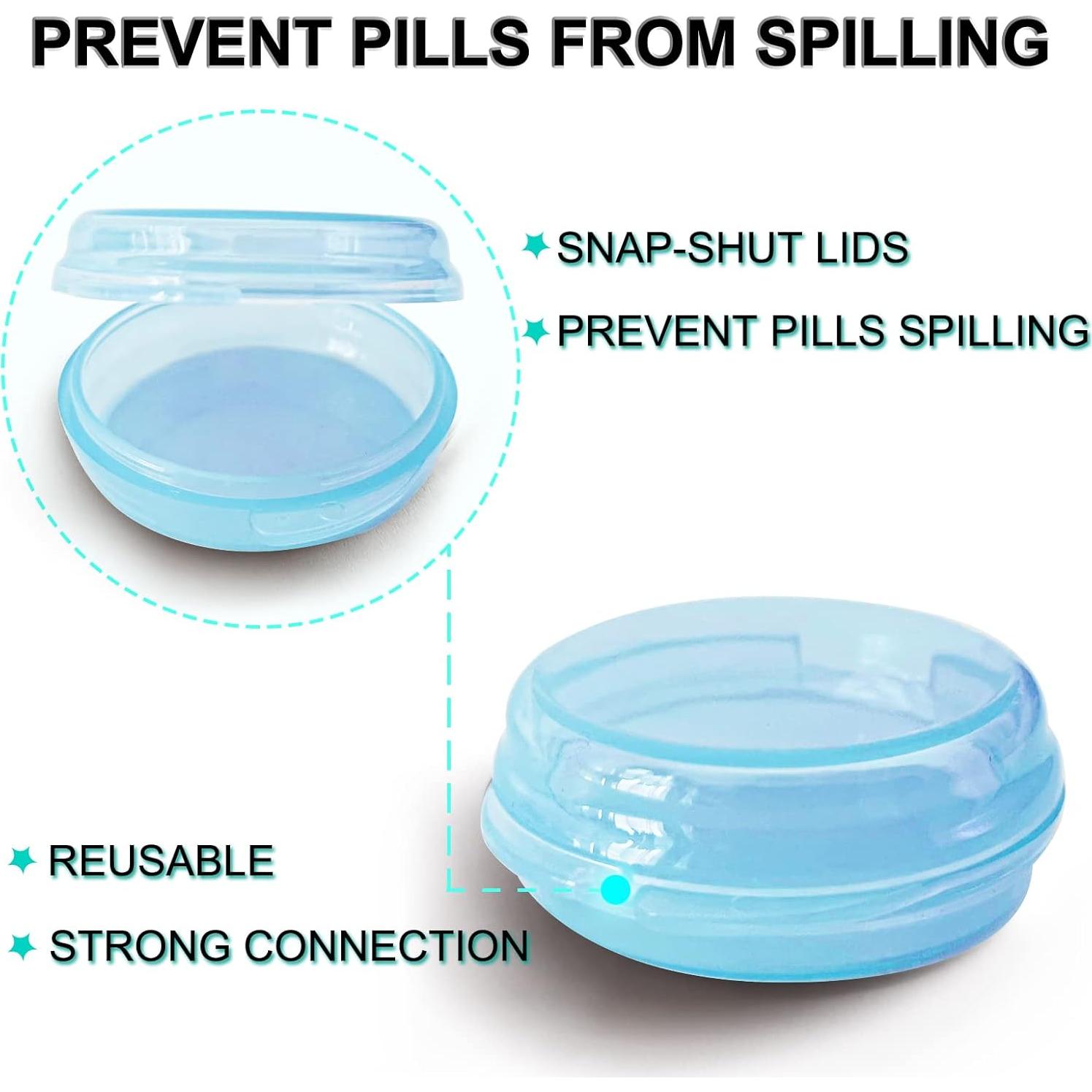 Caja de Pastillas UHOUSE Mini 3 Paquetes Azul 10x3.8cm