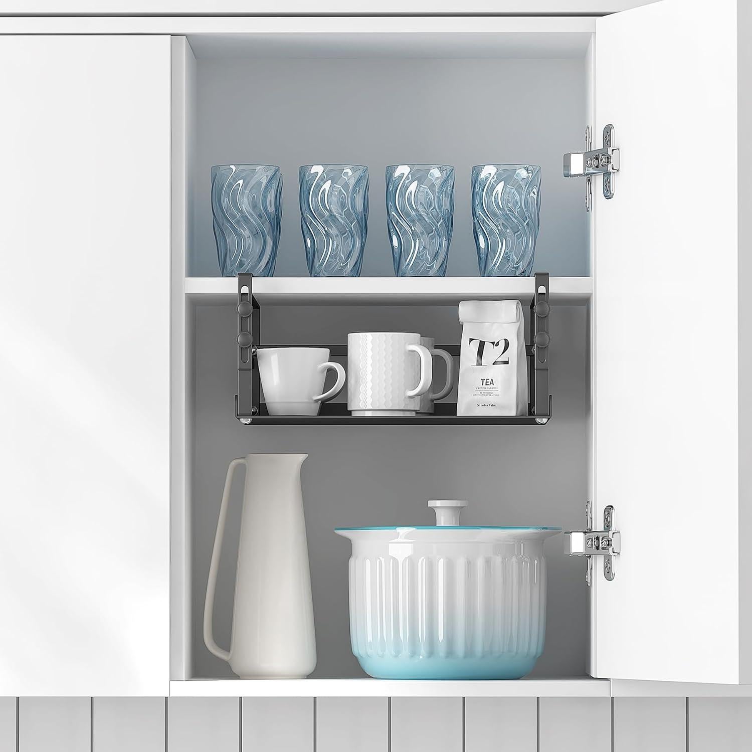 Organizador de Almacenamiento Ajustable HENGI Negro 33x26.4 cm