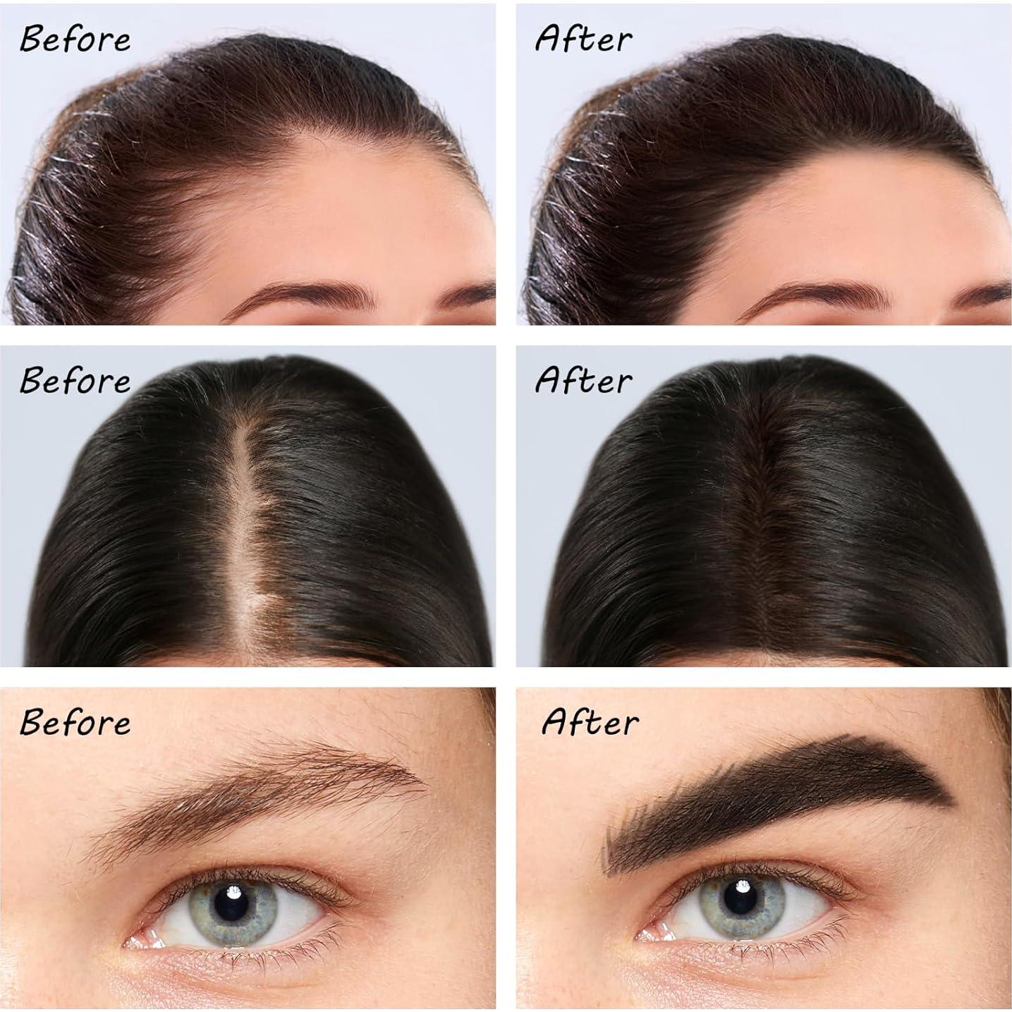 Stick Rellenador para Raíces de Cabello Boobeen - Negro, 2 en 1