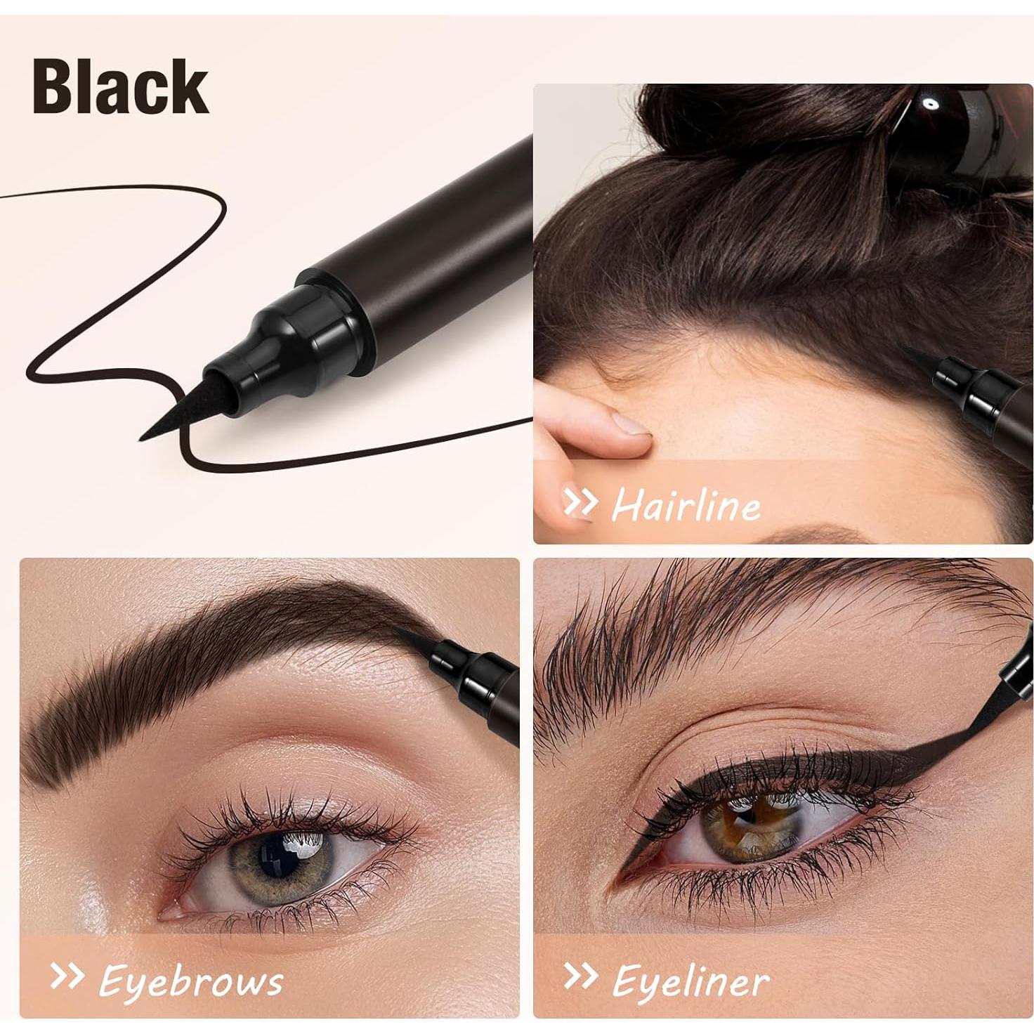 Stick Rellenador para Raíces de Cabello Boobeen - Negro, 2 en 1