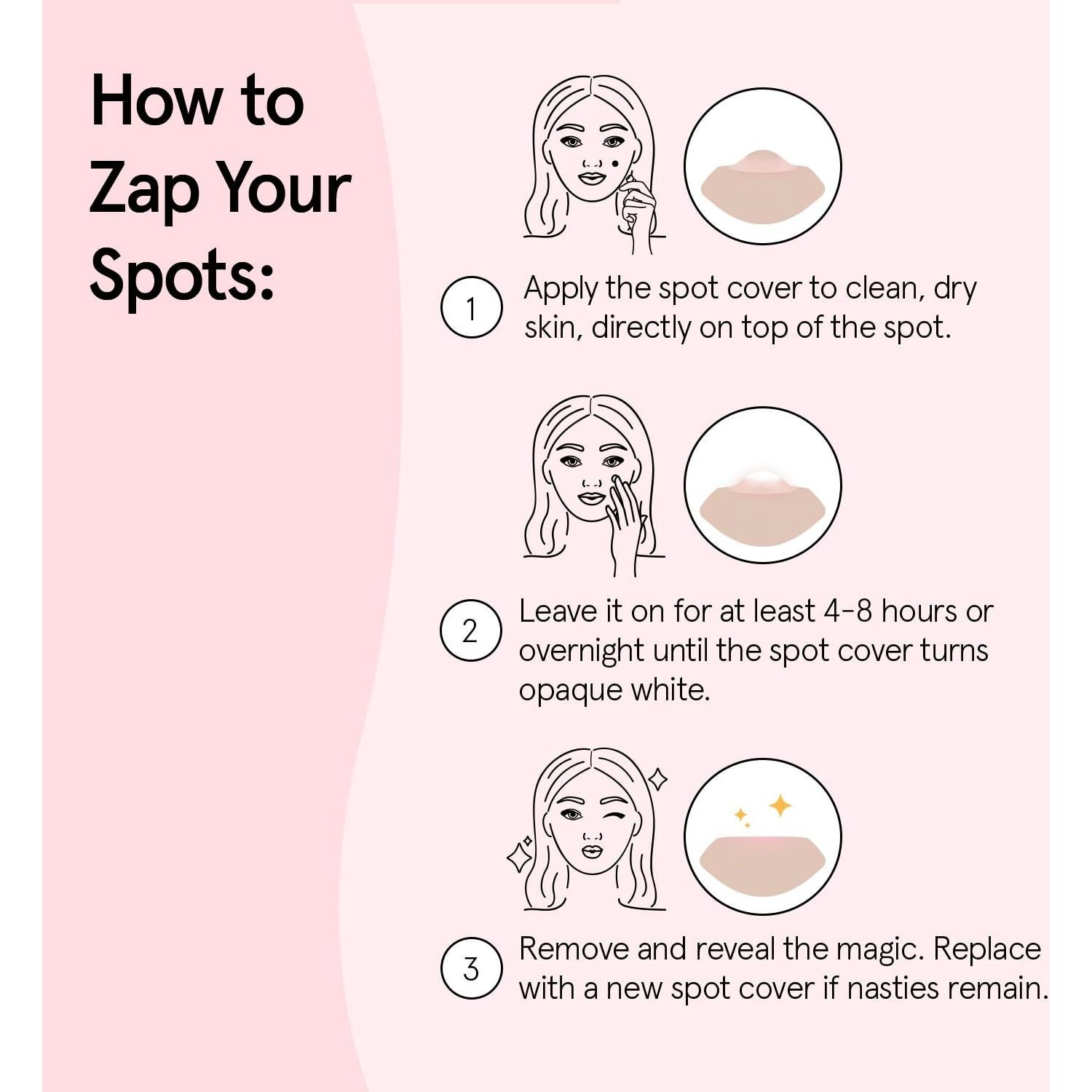 Parches para Acné Hidrocoloides Grace & Stella - 36 Piezas