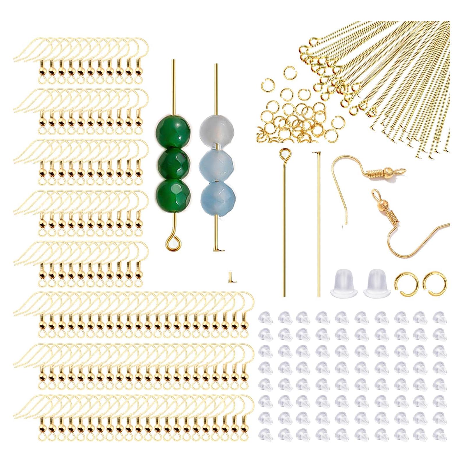 Ganchos Hipoalergénicos para Pendientes Stino 800 Piezas Oro