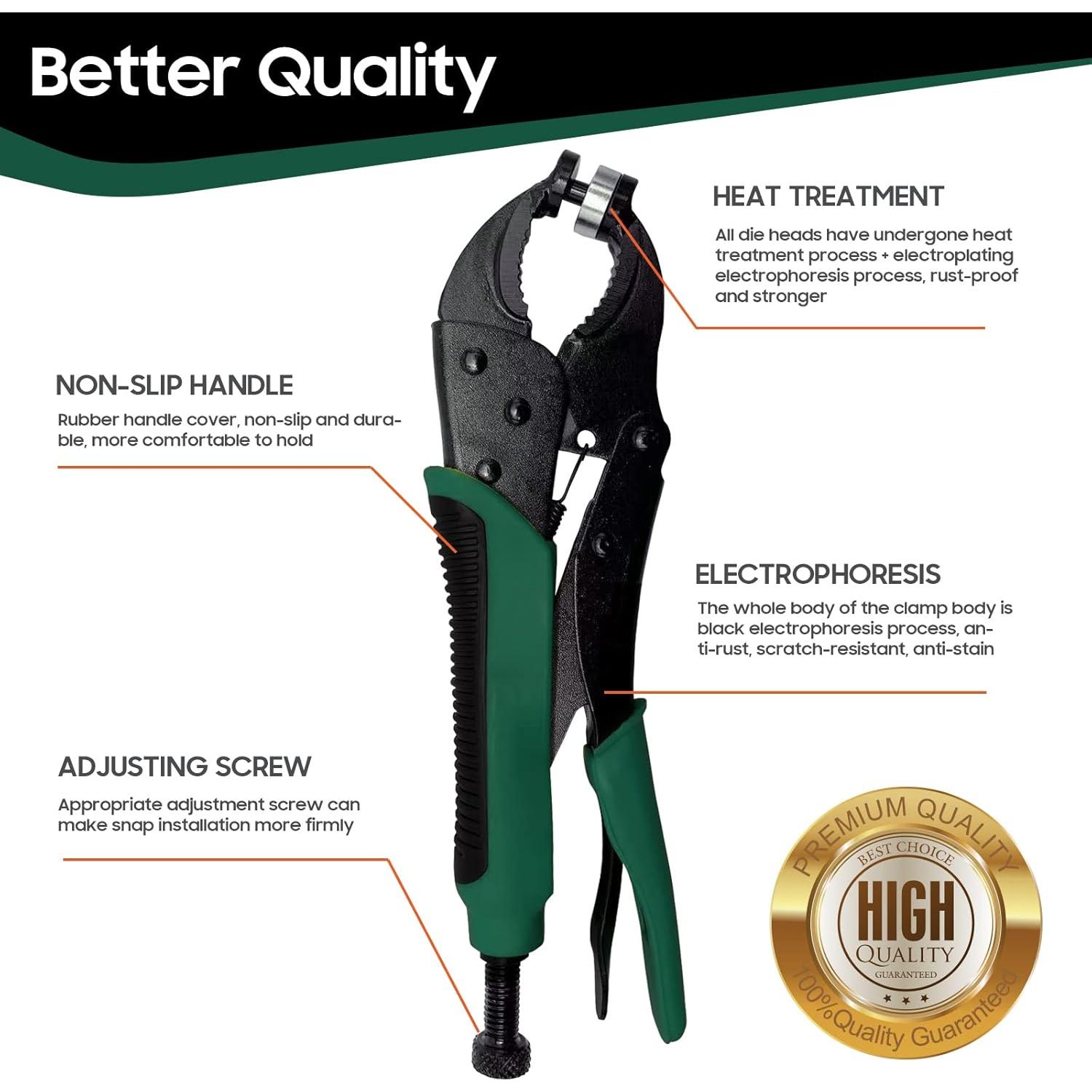 Kit de Herramienta de Broche HAPDEN AKB con 100 Broches