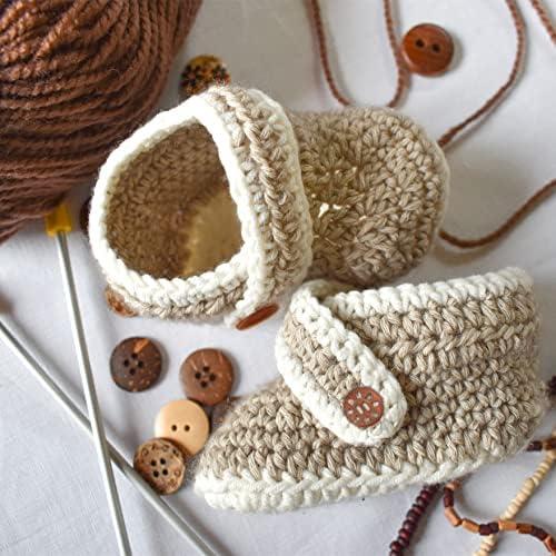 Botones de Madera Mandala Crafts - 100 Piezas 25mm Asortidos