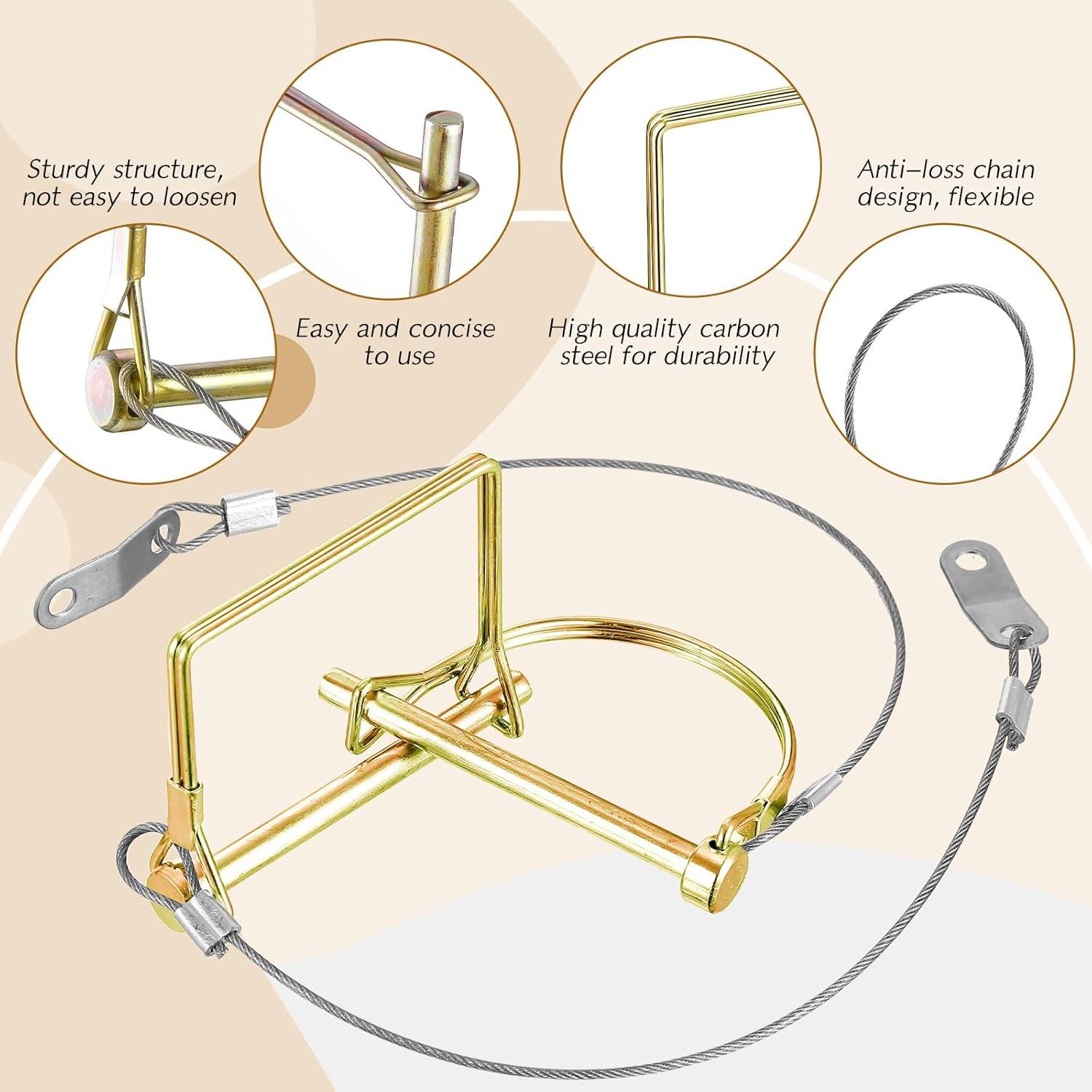 Remaches de Acoplamiento de Remolque Umigy 10 Pcs 6x70mm
