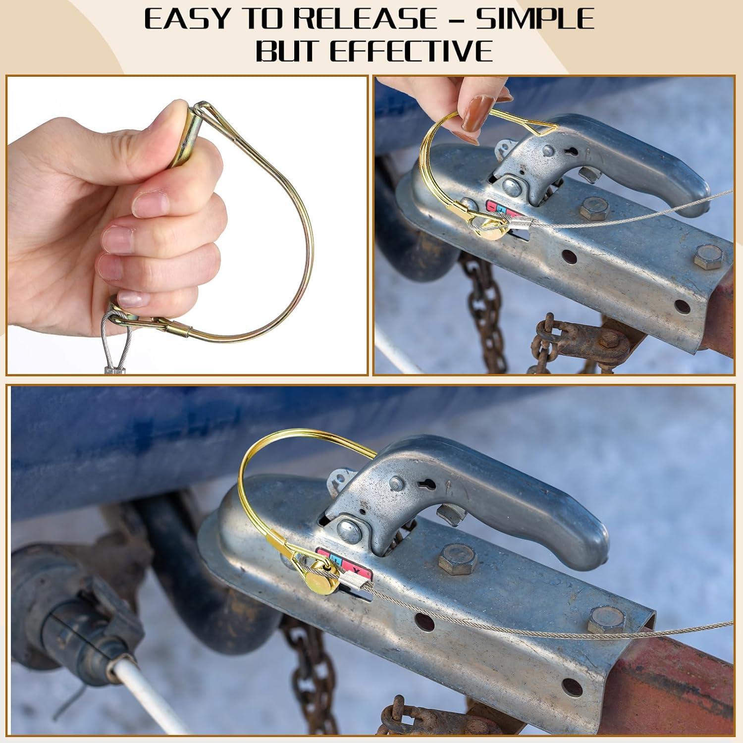 Remaches de Acoplamiento de Remolque Umigy 10 Pcs 6x70mm