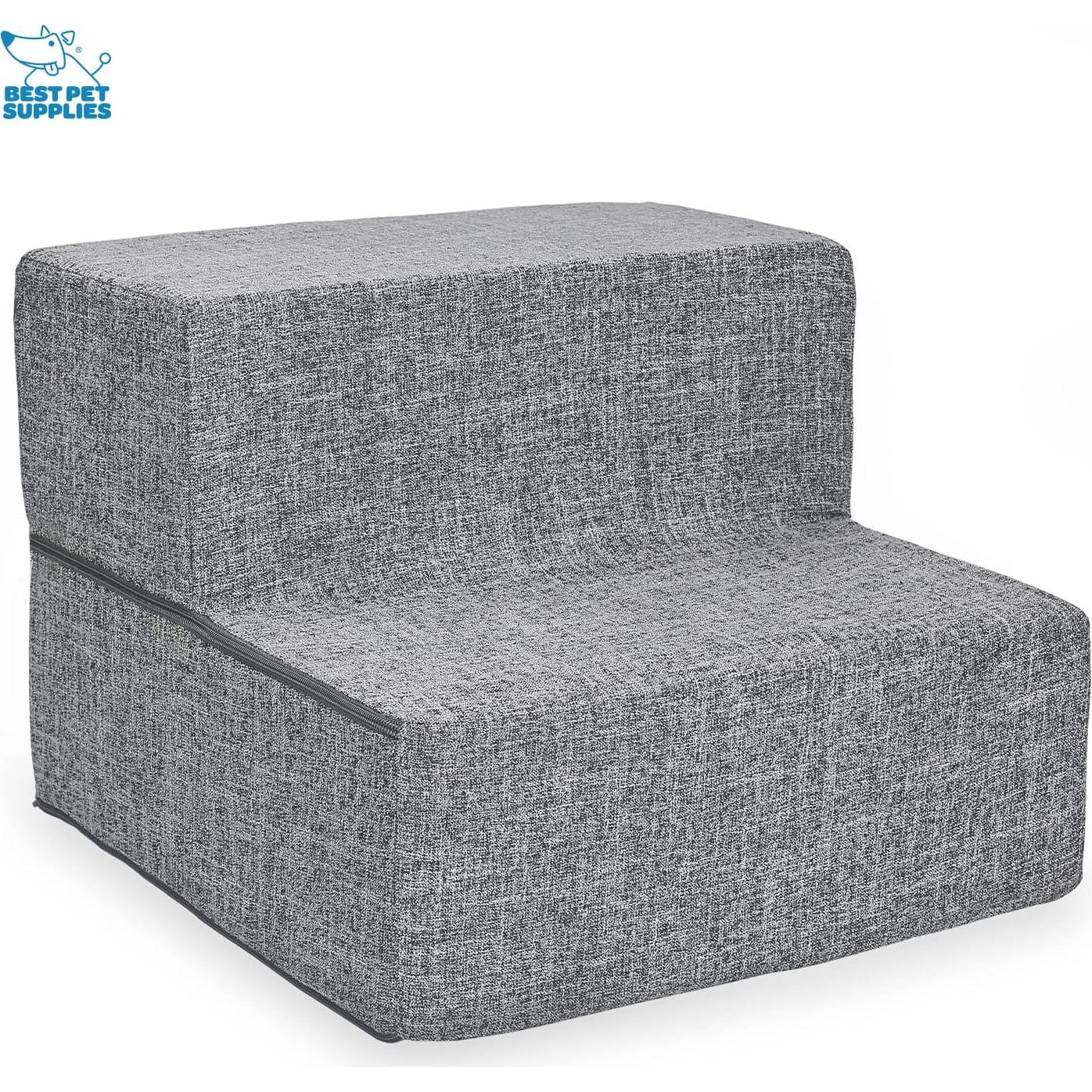 Escalera Plegable para Mascotas Mejores Suministros 2 Pasos 30.48 cm