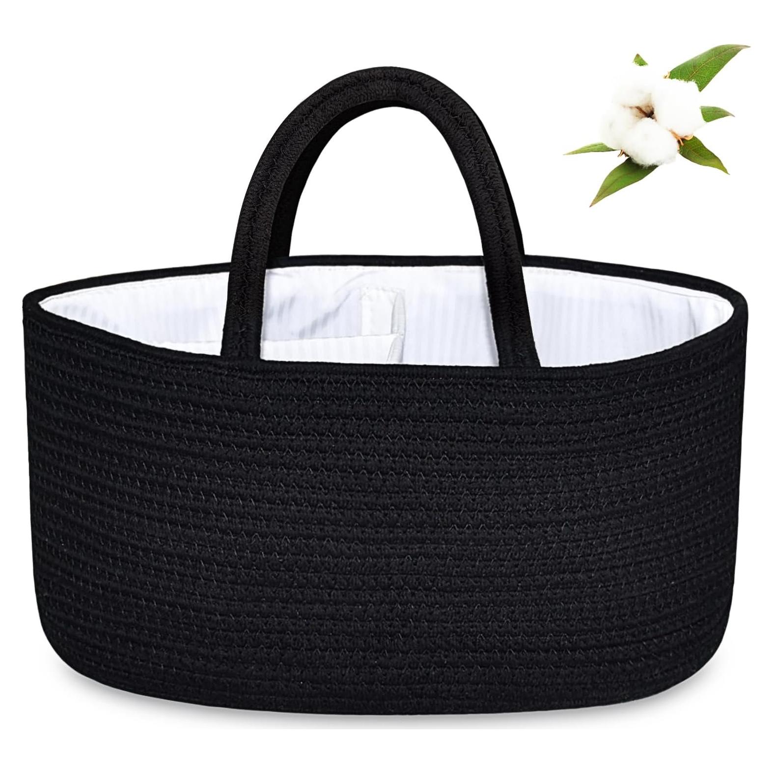 Organizador de Pañales ABenkle Grande Algodón Trenzado 36x22cm