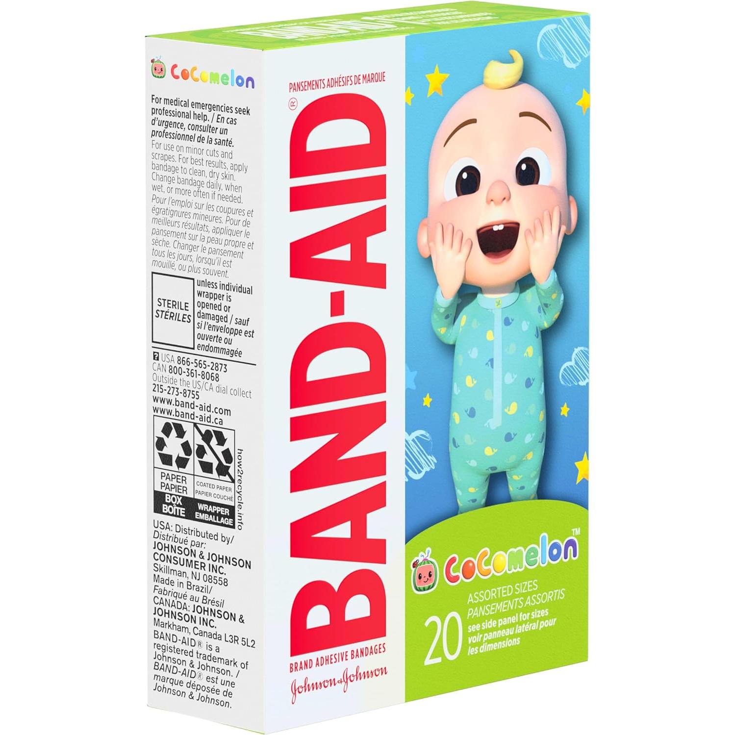 Vendajes Adhesivos Band-Aid CoComelon 20 Ct para Niños
