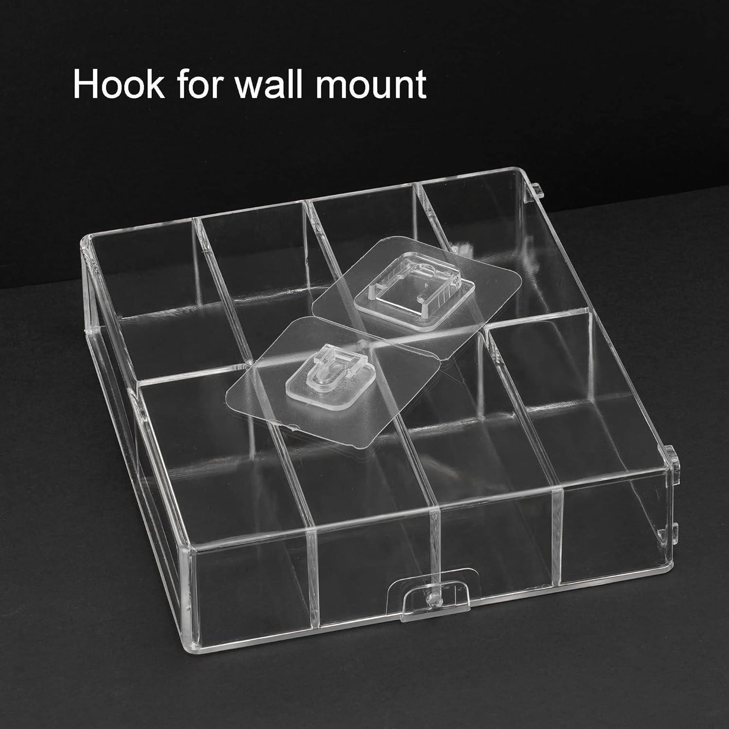 Caja de Exhibición Acrílica KISLANE 8 Compartimentos para Coches