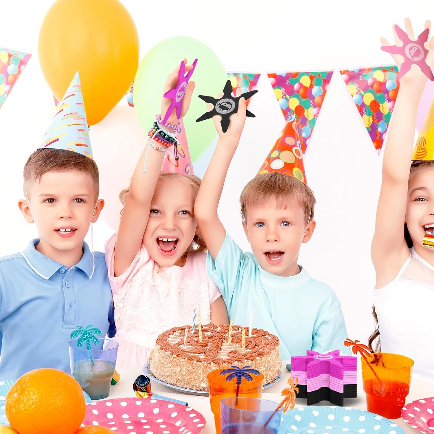 Estrellas de Espuma Ninja Chivao 24 Pcs 10 cm Colores Variados