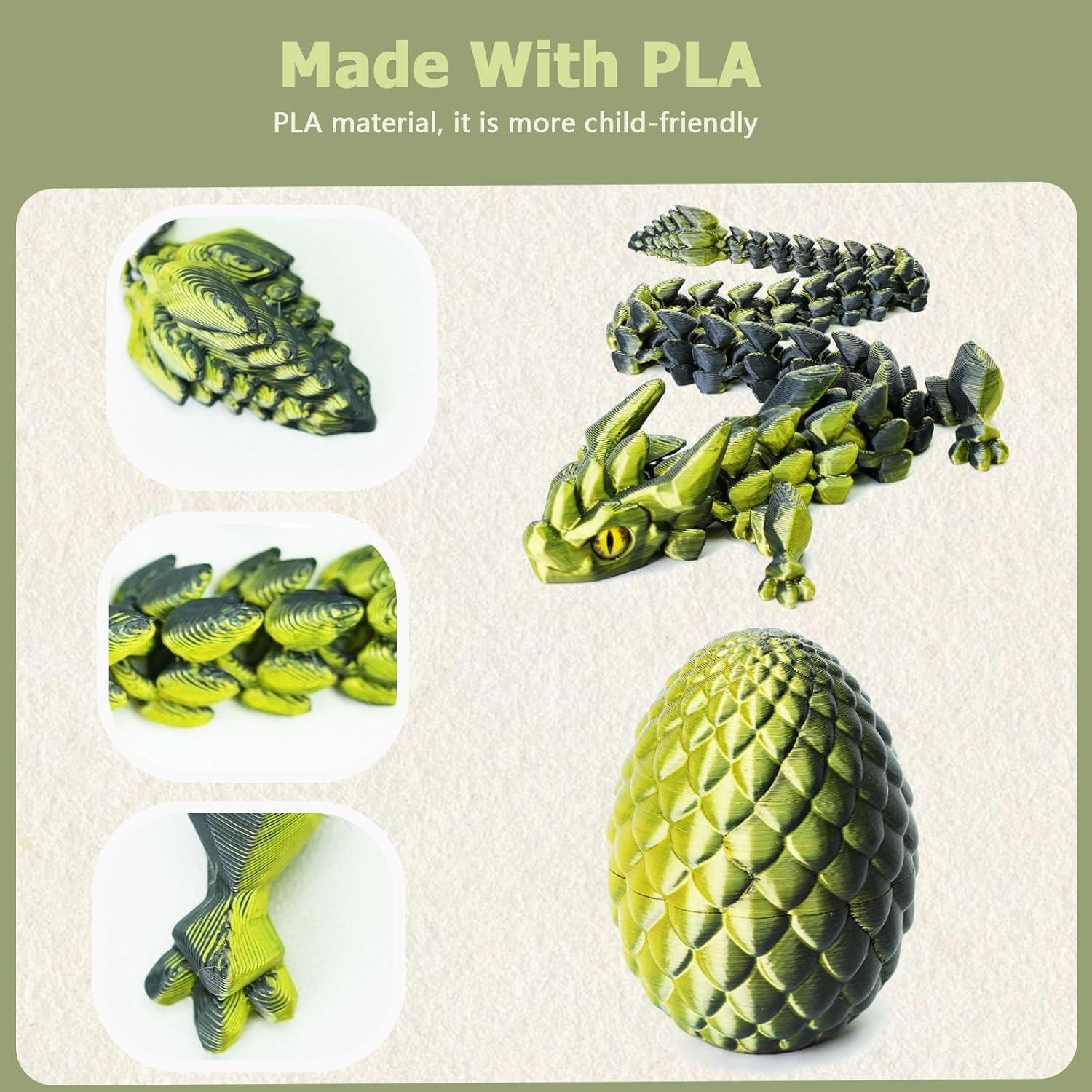 Huevos de Dragón Impresos en 3D UXBSTM - Juguete Antiestrés