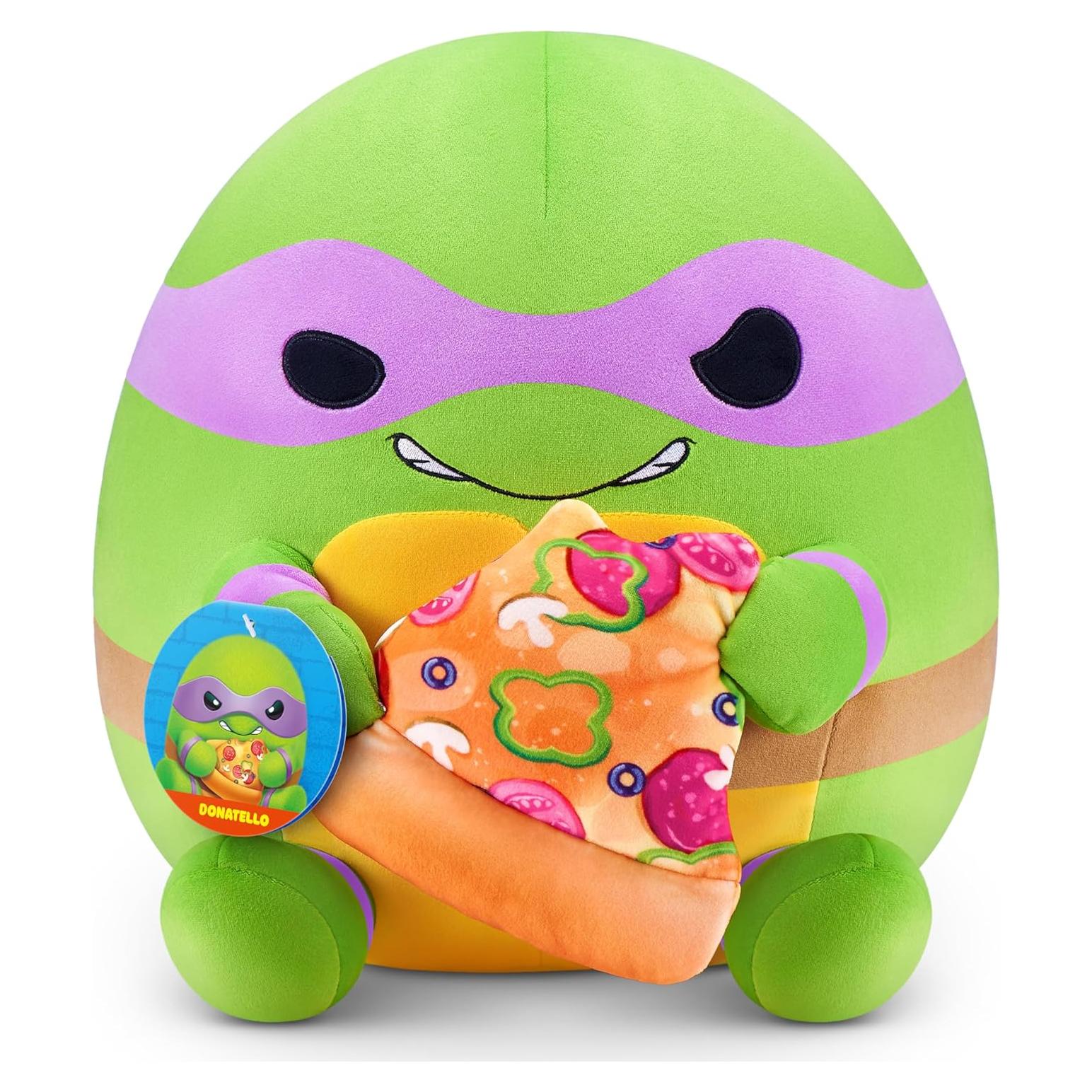 Peluche Tortugas Ninja Donatello 35 cm ZURU Snackles