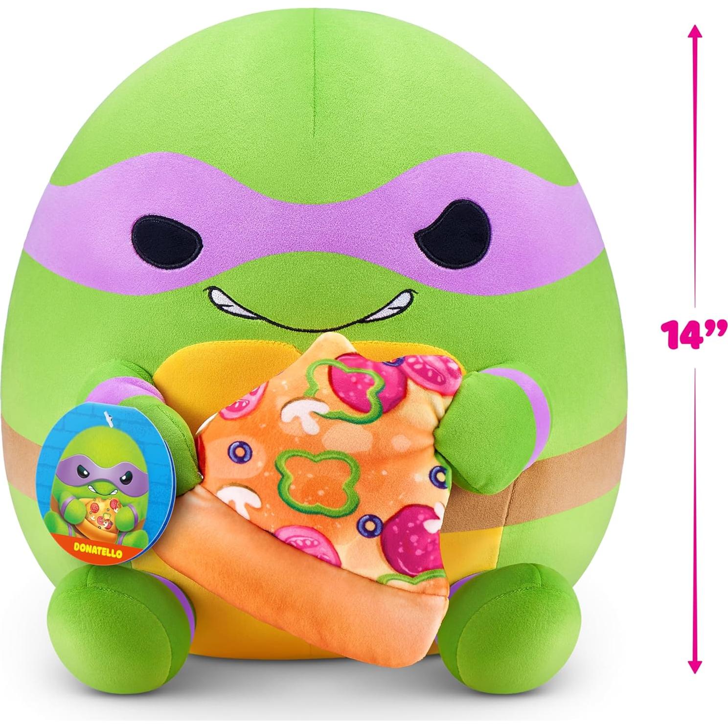 Peluche Tortugas Ninja Donatello 35 cm ZURU Snackles
