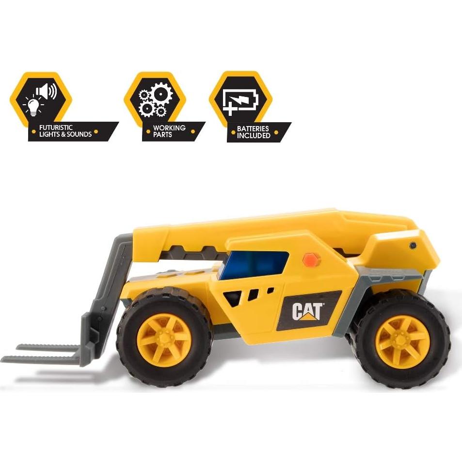 Juguete Telehandler CAT Fuerza Futuro con Luces y Sonidos