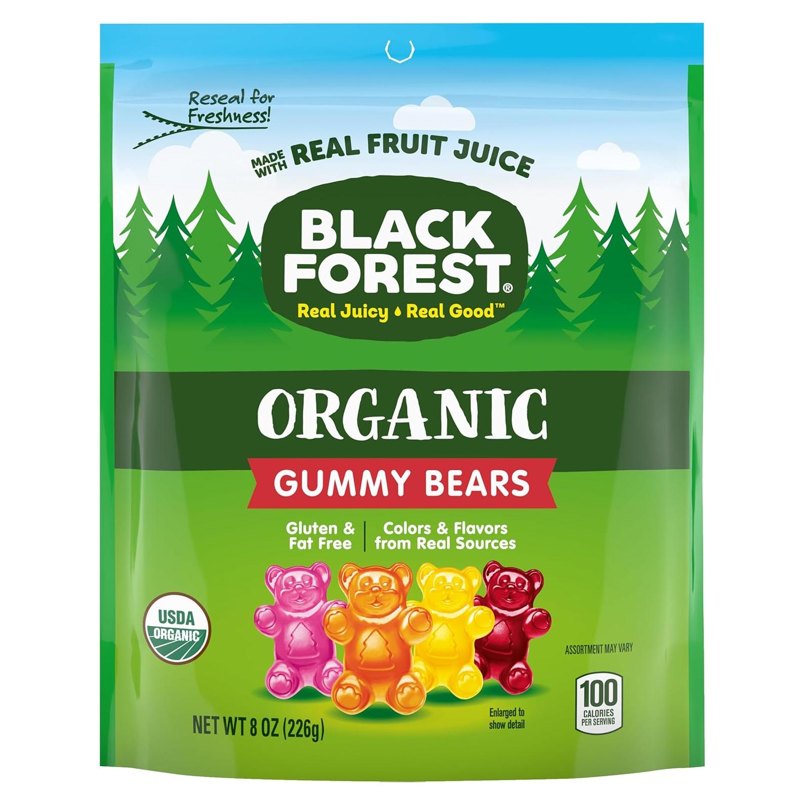 Ositos de Goma Orgánicos Black Forest - Paquete de 6 x 226g