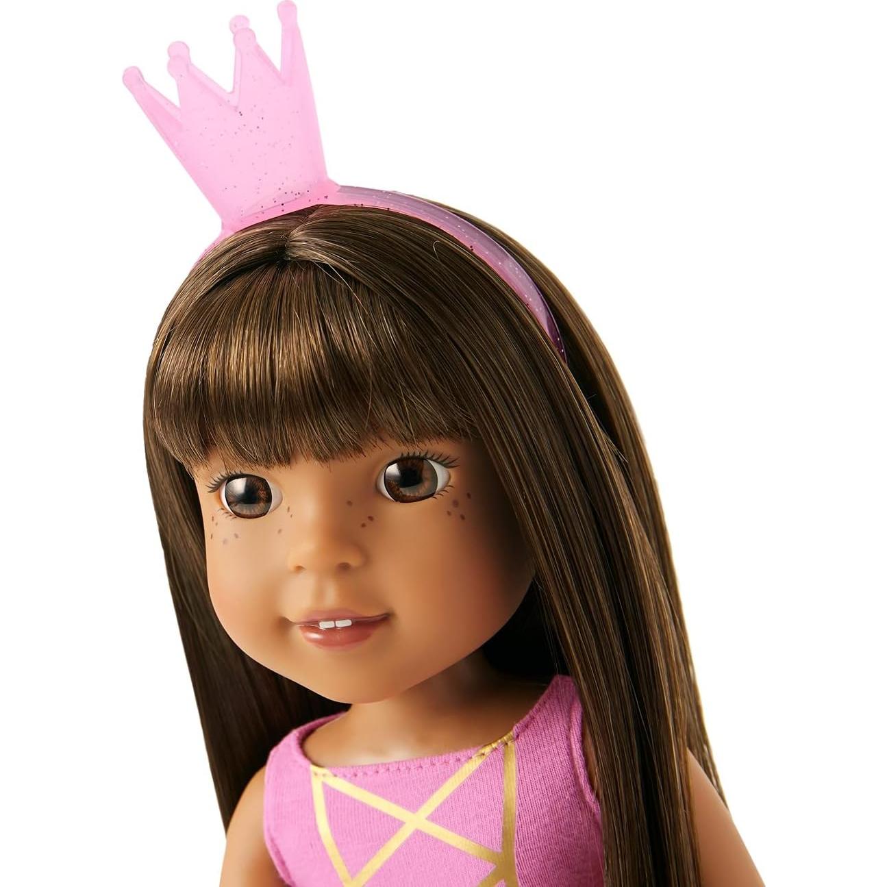 Muñeca Ashlyn WellieWishers 36.83 cm con leotardo y botas