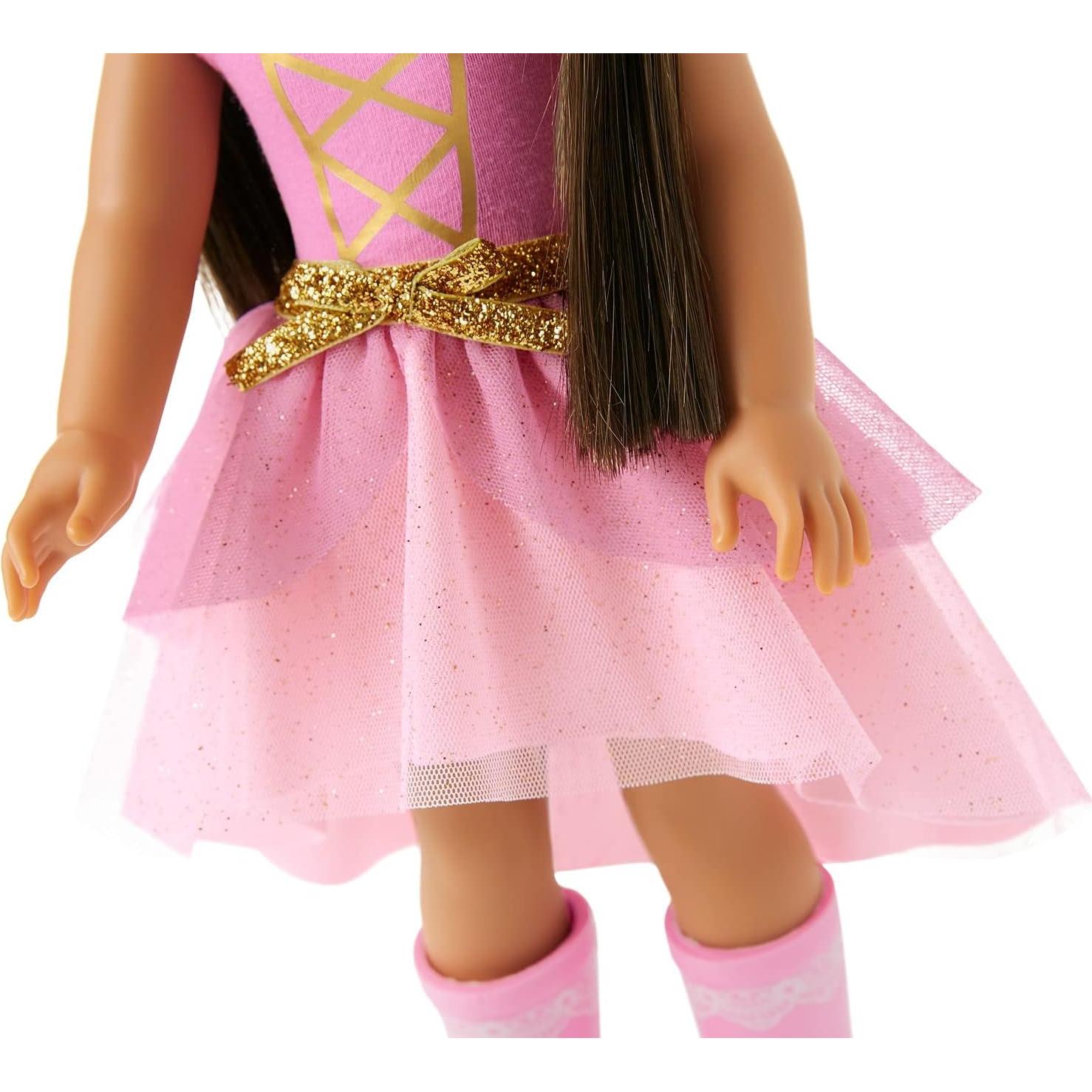 Muñeca Ashlyn WellieWishers 36.83 cm con leotardo y botas