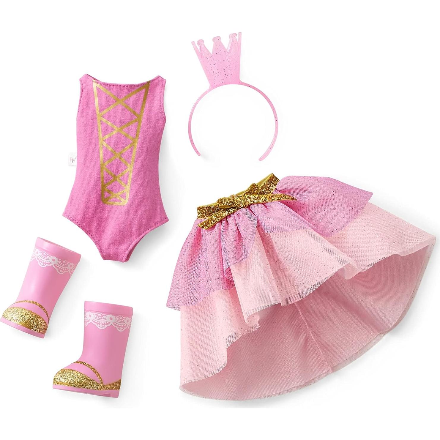 Muñeca Ashlyn WellieWishers 36.83 cm con leotardo y botas