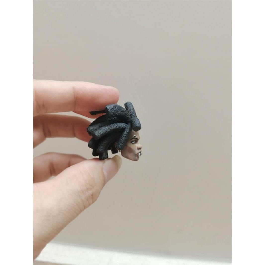 Escultura Cabeza Masculina 1/12 Fremego para Figura 15cm