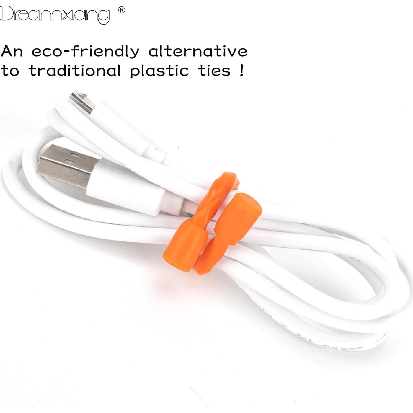 Correas de Silicona Dreamxiang 7.62cm para Organizar Cables