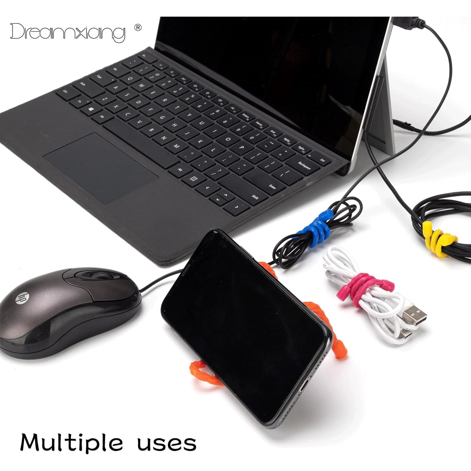 Correas de Silicona Dreamxiang 7.62cm para Organizar Cables