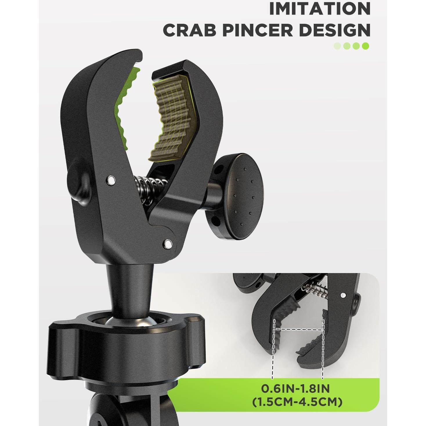 Soporte para Teléfono en Espejo Retrovisor IPOW Negro Ajustable