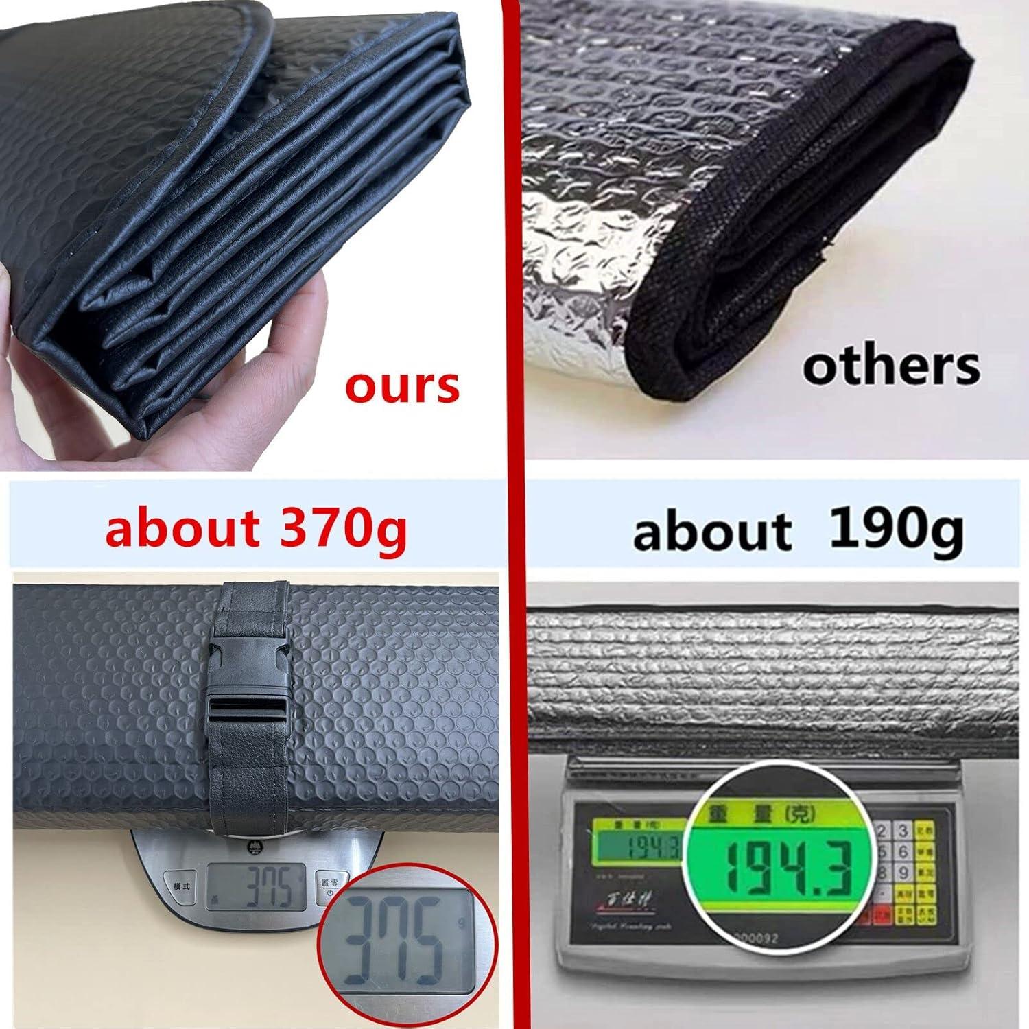 Protector Solar para Auto GWUSKDT 144.78x69.85cm Negro