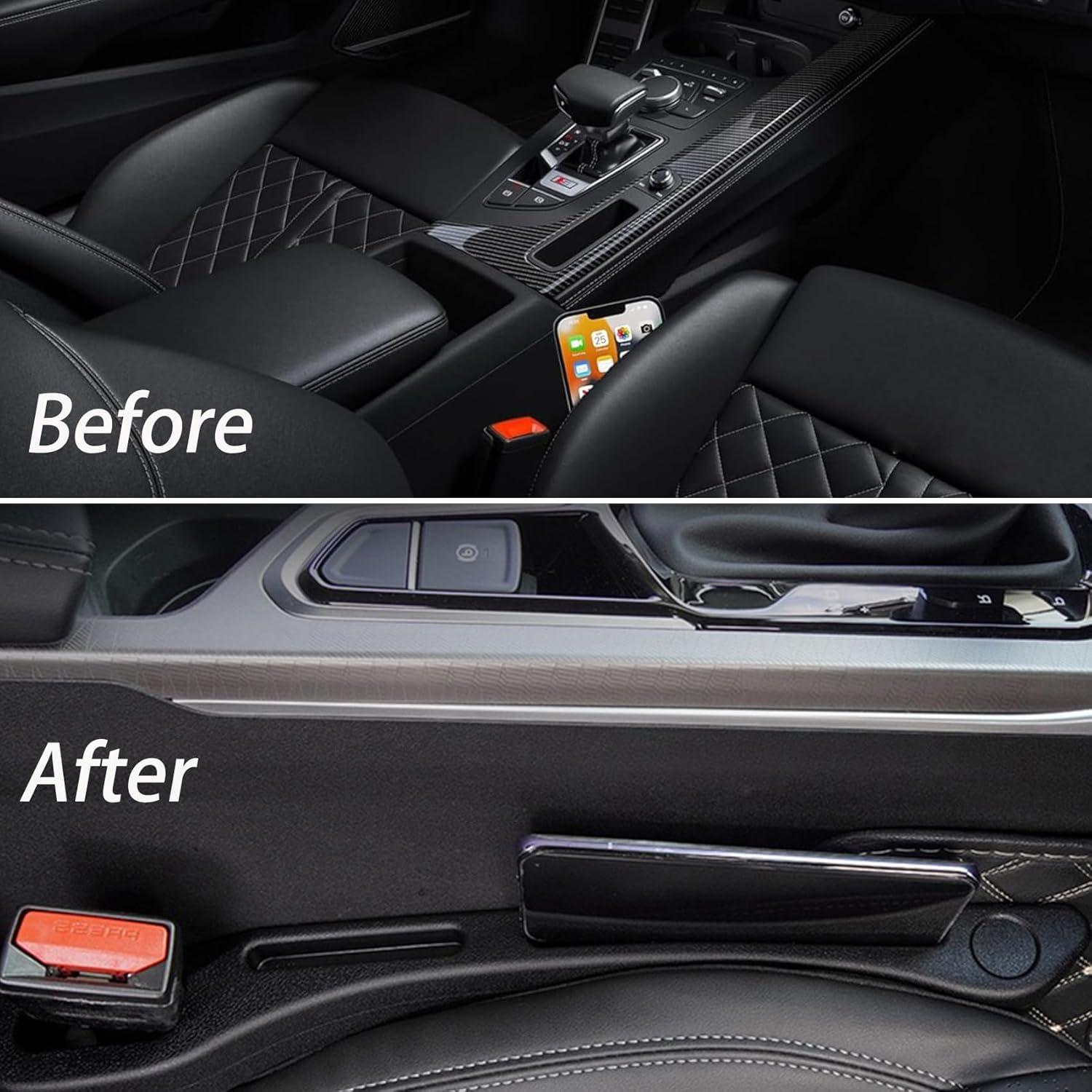 Relleno Espacio entre Asientos JCL 2 Pack Poliuretano Negro