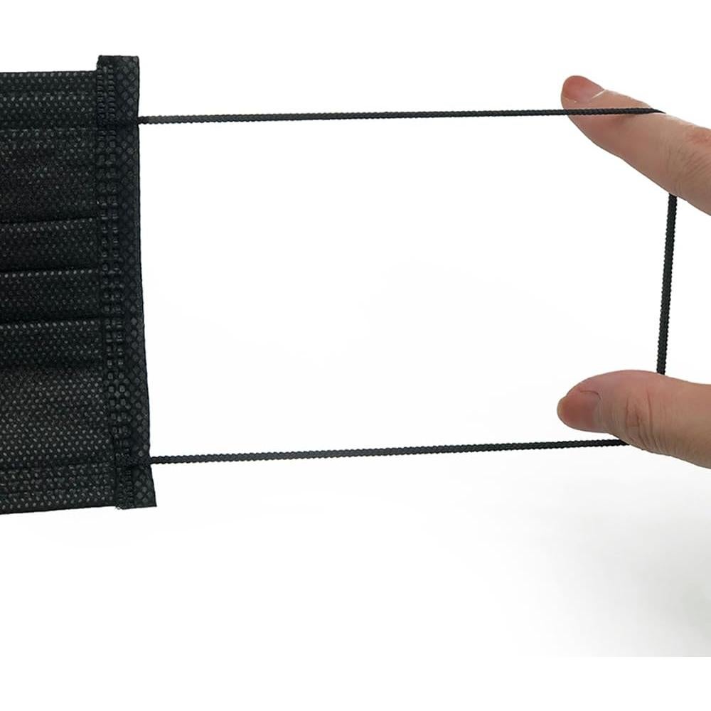 Mascarillas Desechables Negras MTYX 3 Capas 50 Unidades