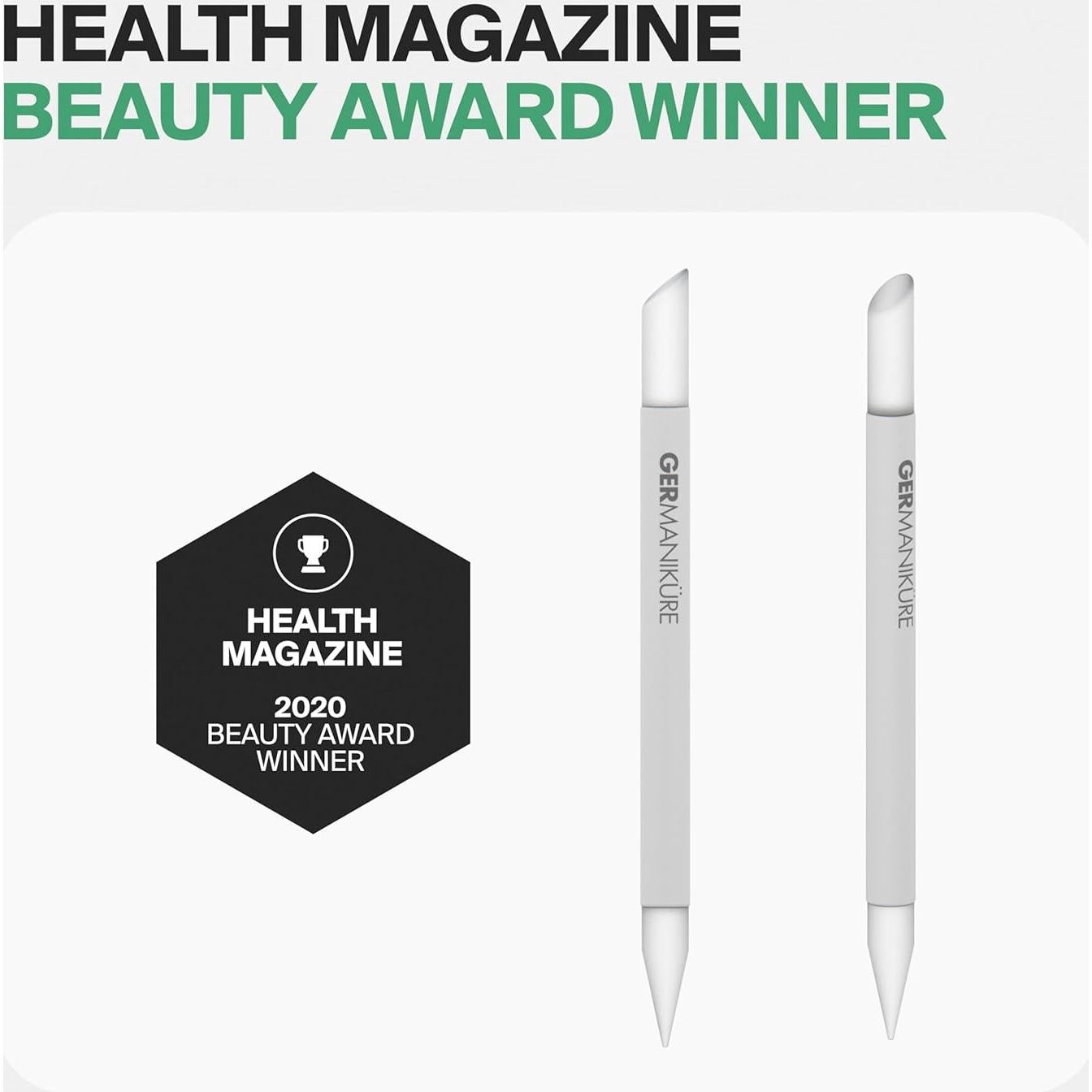 Varilla de Cutícula de Vidrio Negro Germanikure 10.5 cm