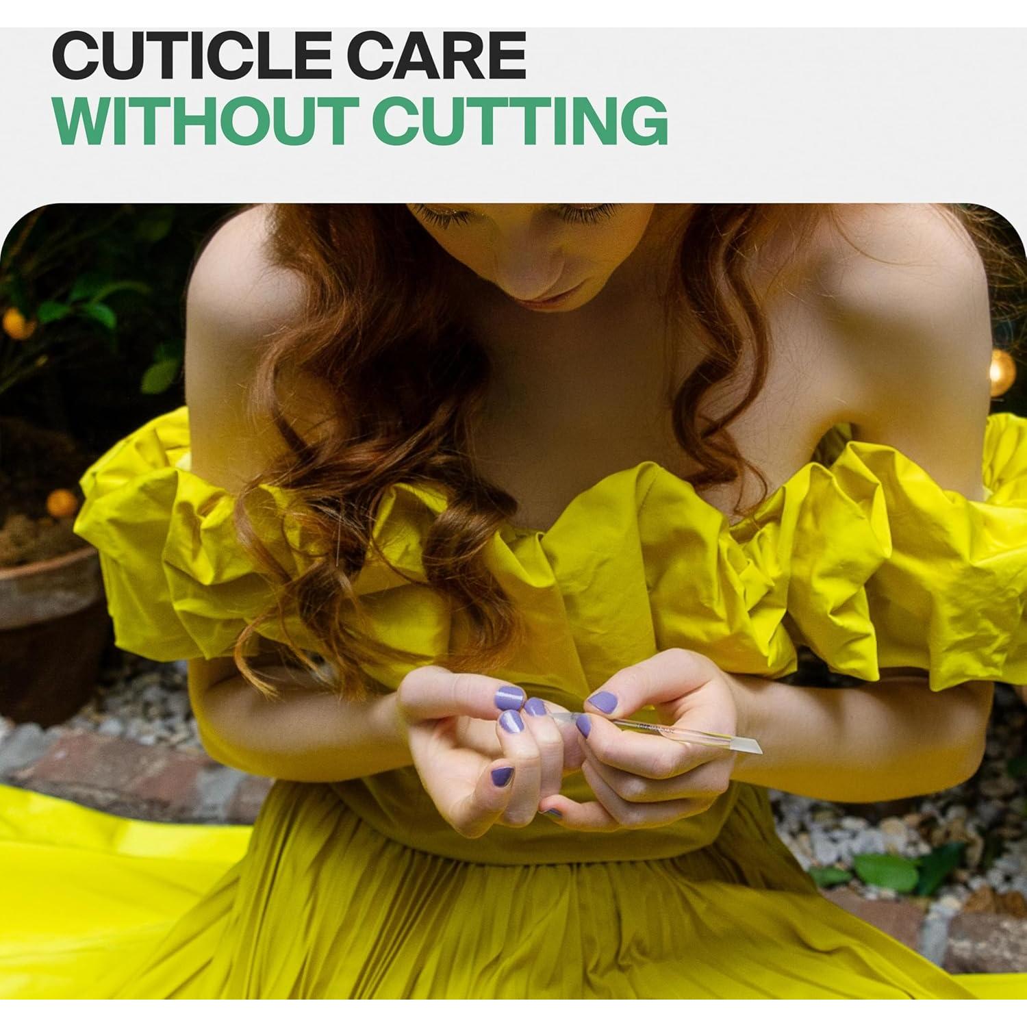 Varilla de Cutícula de Vidrio Negro Germanikure 10.5 cm