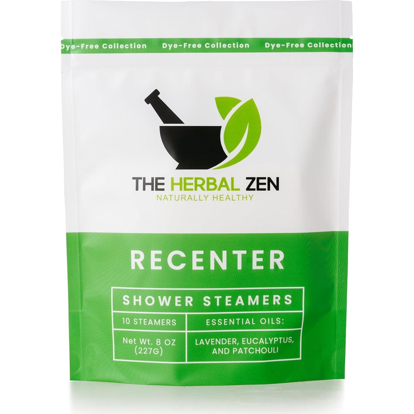 Bombas de Ducha Aromaterapia Recenter con Lavanda y Eucalipto - 10 Unidades