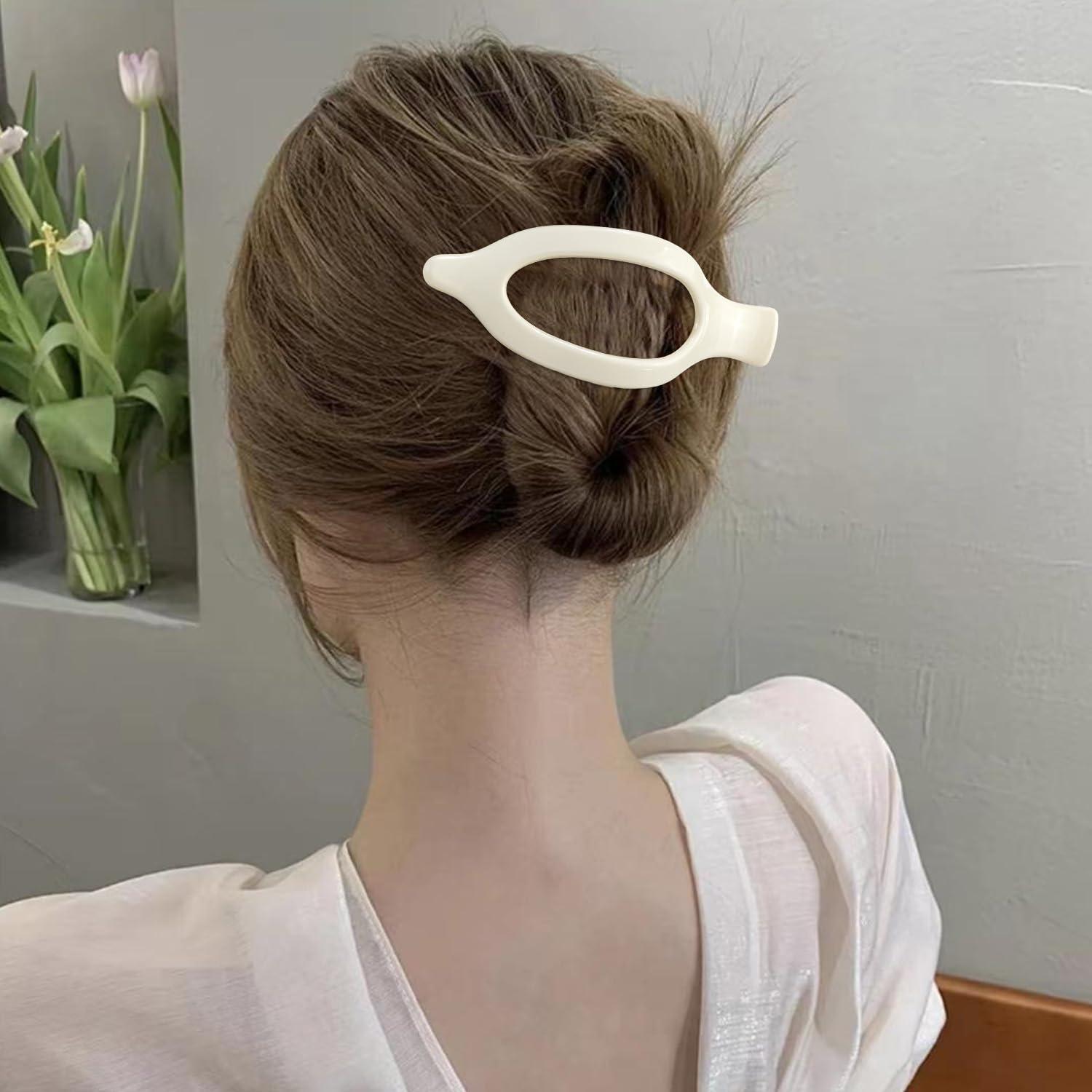 Pinzas Planas para el Cabello Atoden - Juego de 3 Colores