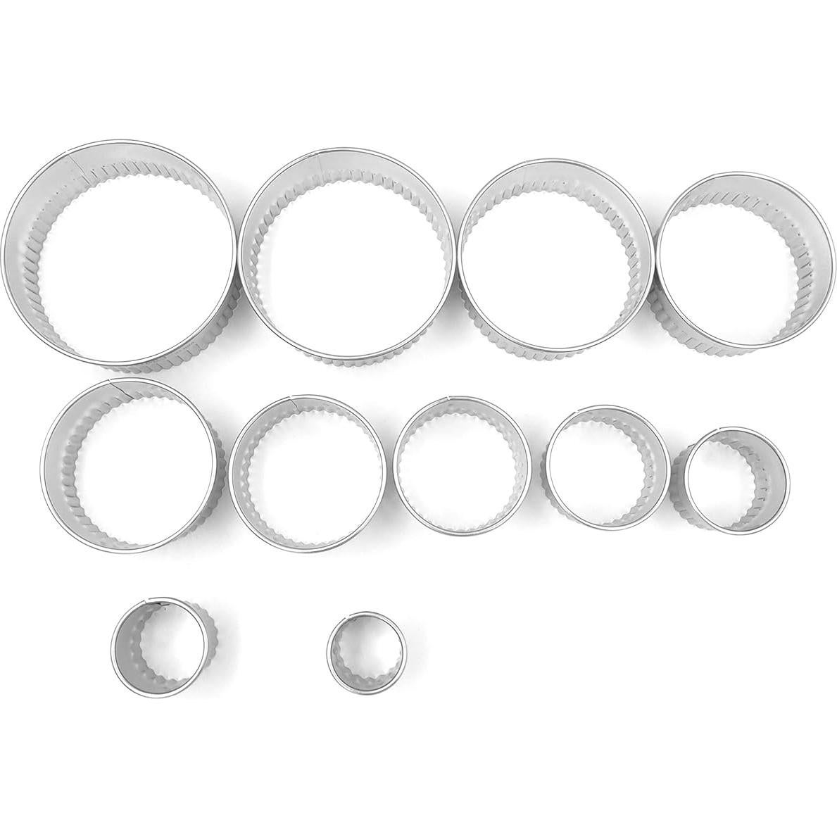 Juego de Cortadores Redondos JOKUMO 11 Piezas Acero Inoxidable