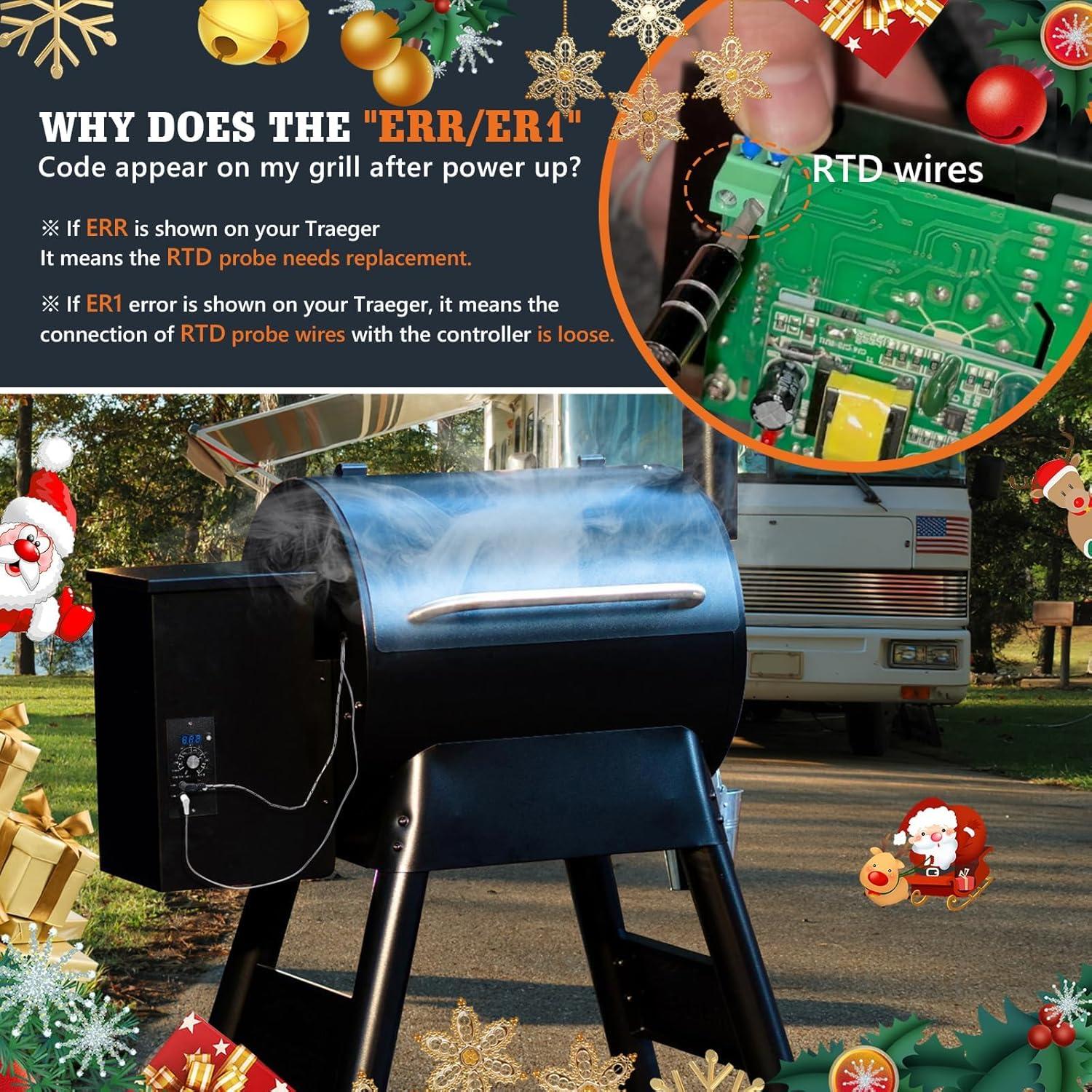 Sonda de Carne YAOAWE Impermeable 2 PCS 3.5 mm para Parrillas