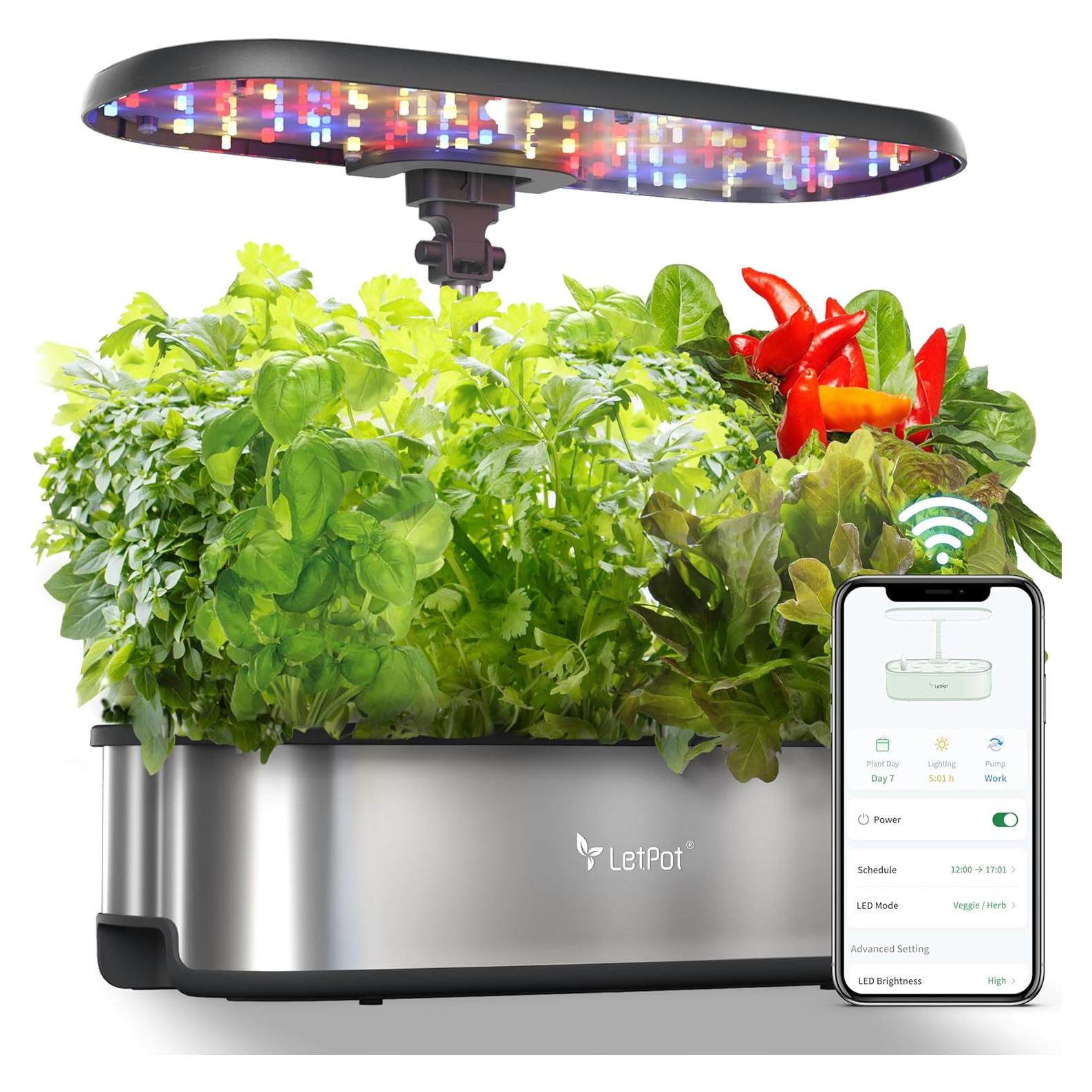 Sistema Hidropónico LetPot LPH-SE, Jardín Interior 12 Cápsulas