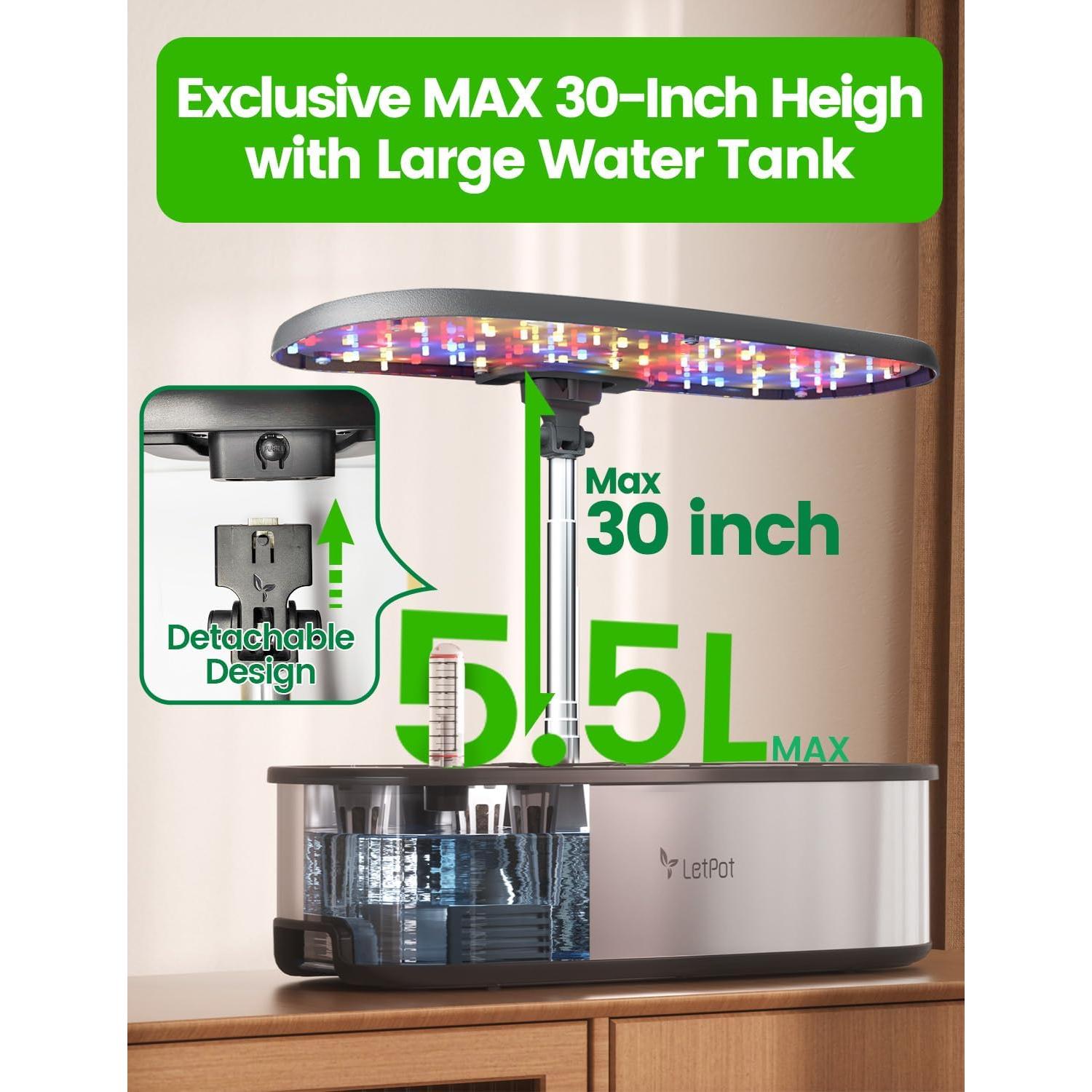 Sistema Hidropónico LetPot LPH-SE, Jardín Interior 12 Cápsulas