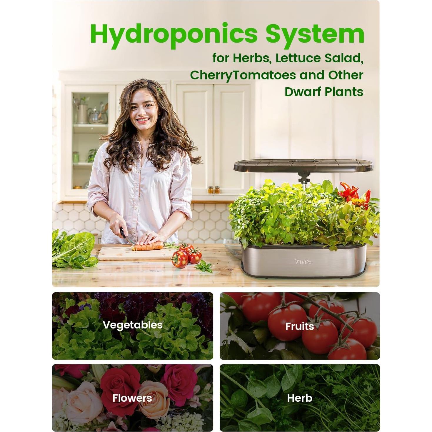 Sistema Hidropónico LetPot LPH-SE, Jardín Interior 12 Cápsulas