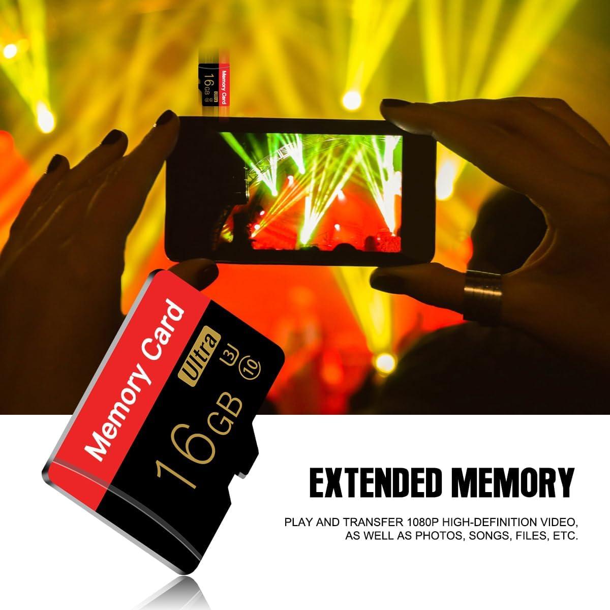 Paquete Doble de Tarjetas de Memoria Micro 16GB ESHAKHARE C10 U3