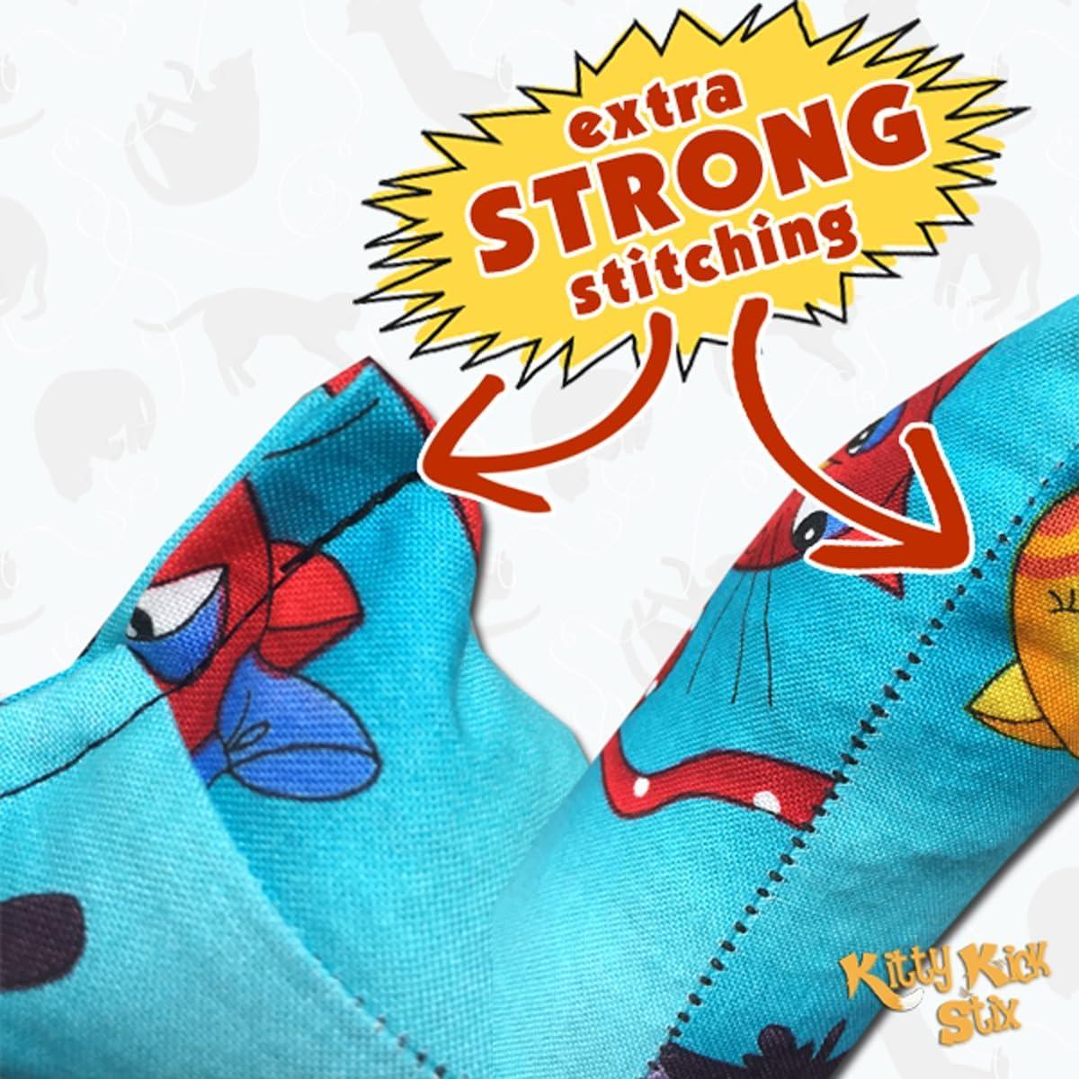Kitty Kick Stix Juguete para Gato 38 cm Set de 2 Catnip