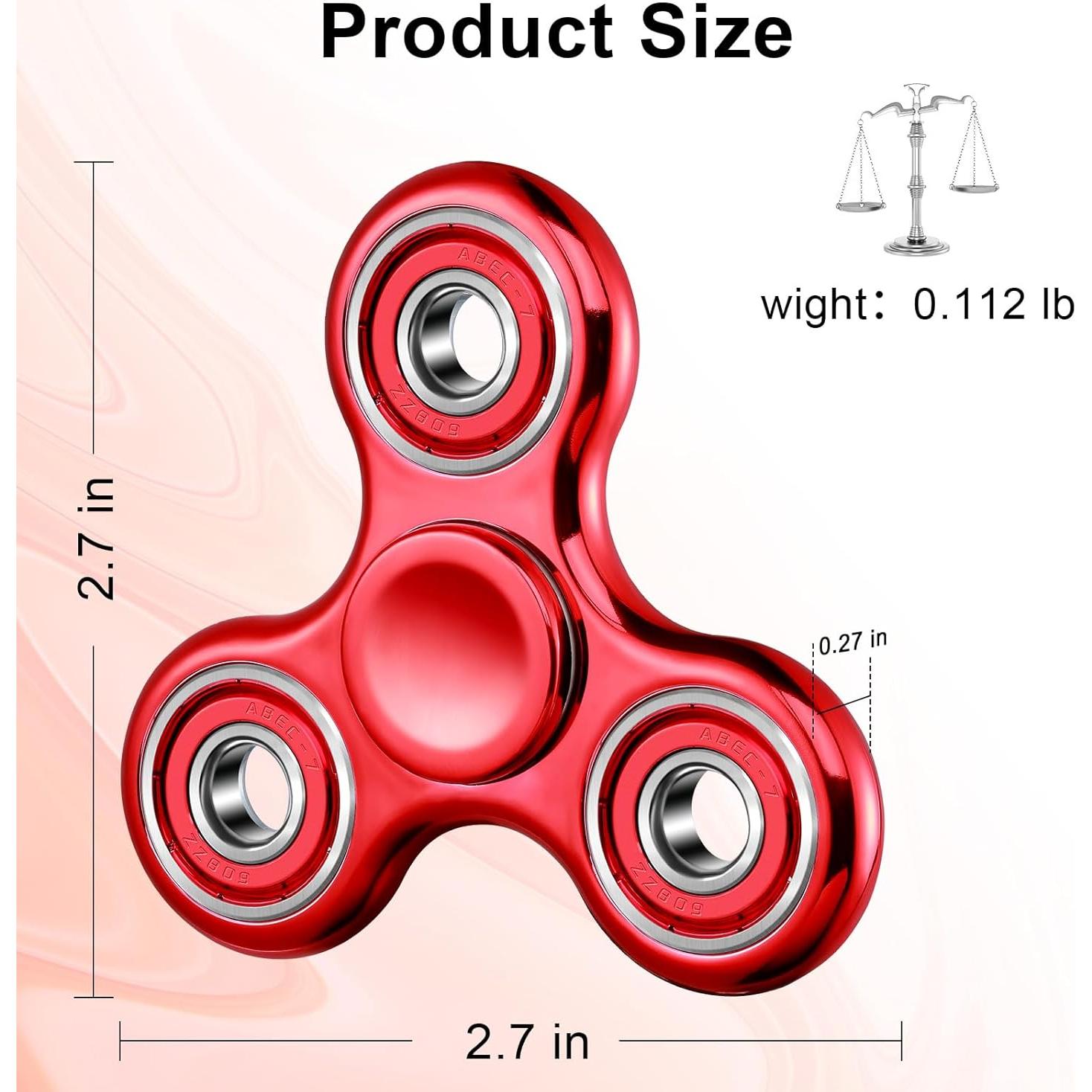 Spinner Antiestrés SCIONE 3 Piezas para Niños y Adultos