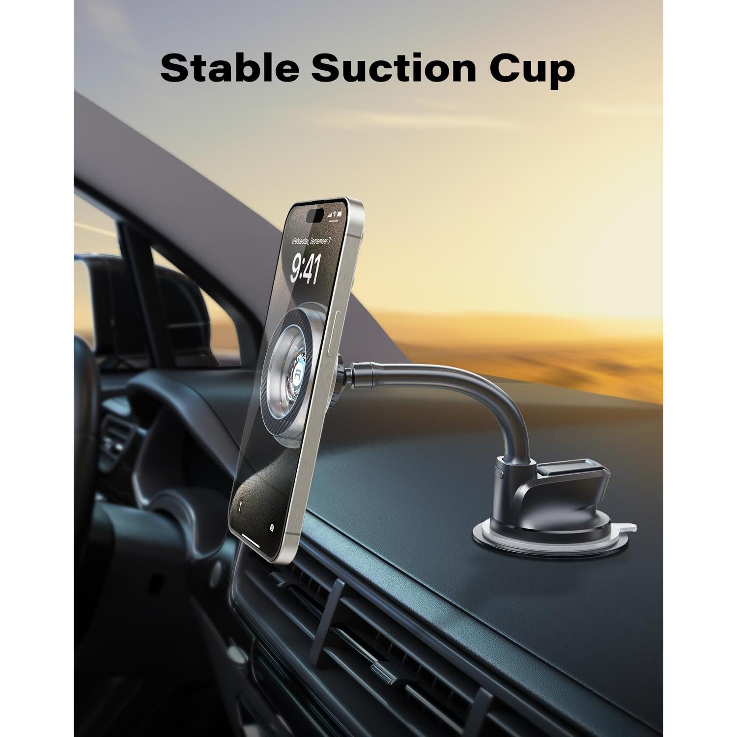 Soporte Magnético para Coche APPS2Car MagSafe iPhone 12-15